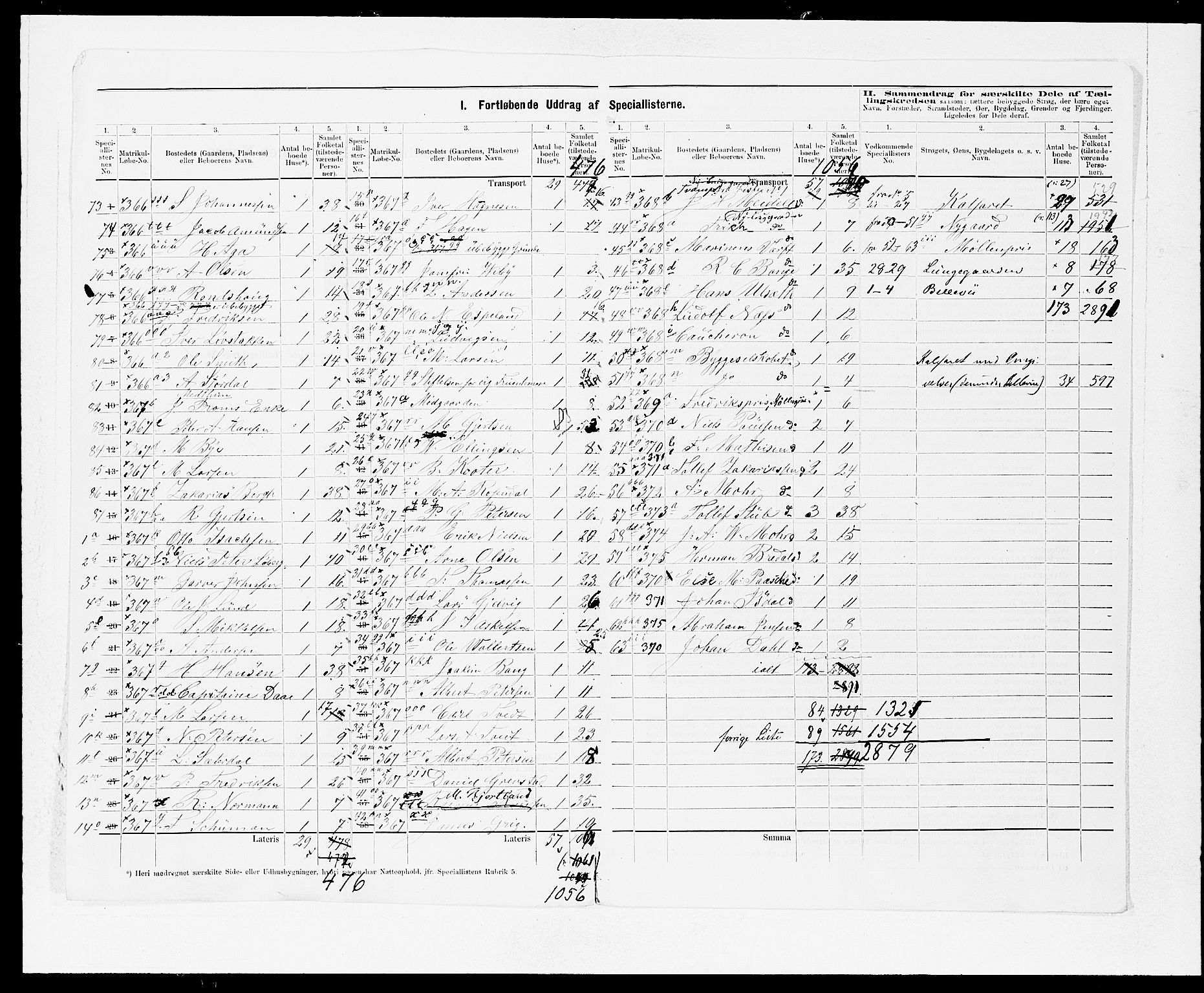 SAB, 1875 census for 1281L Bergen landdistrikt/Domkirken and Sandviken, 1875, p. 3