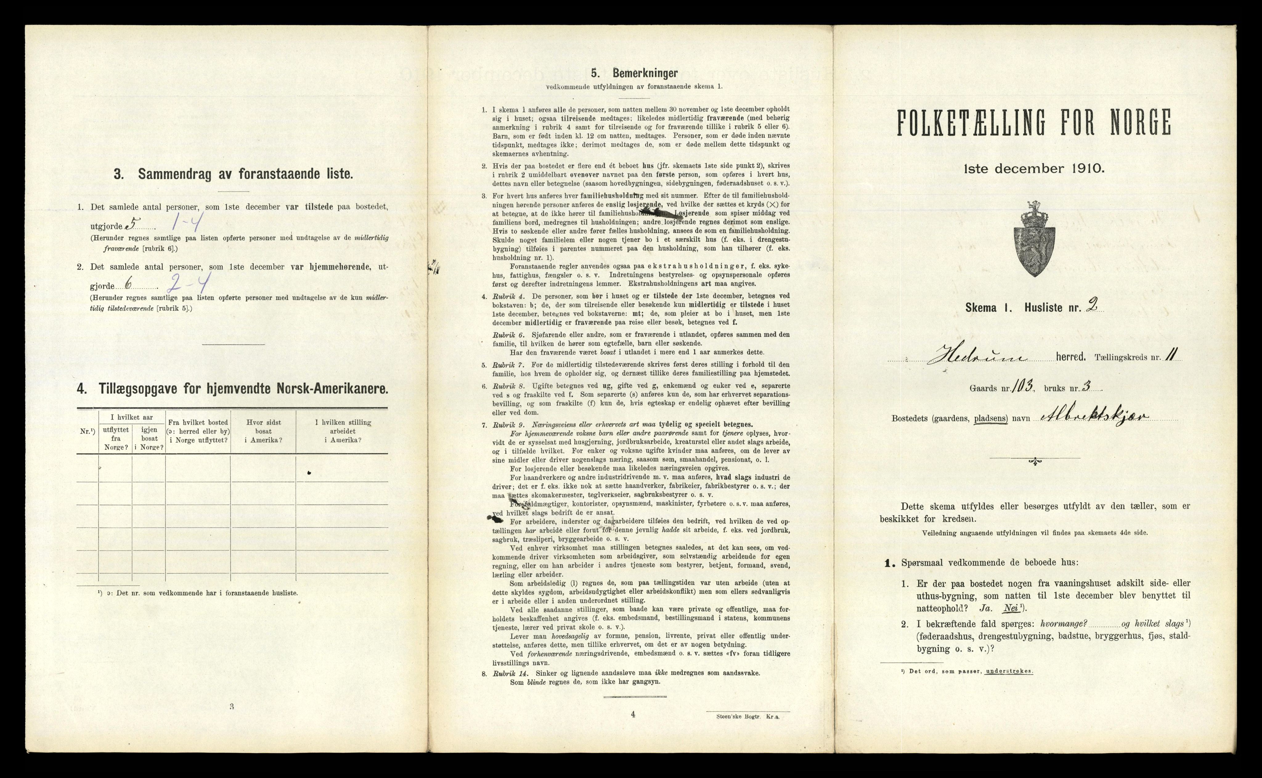 RA, 1910 census for Hedrum, 1910, p. 1174