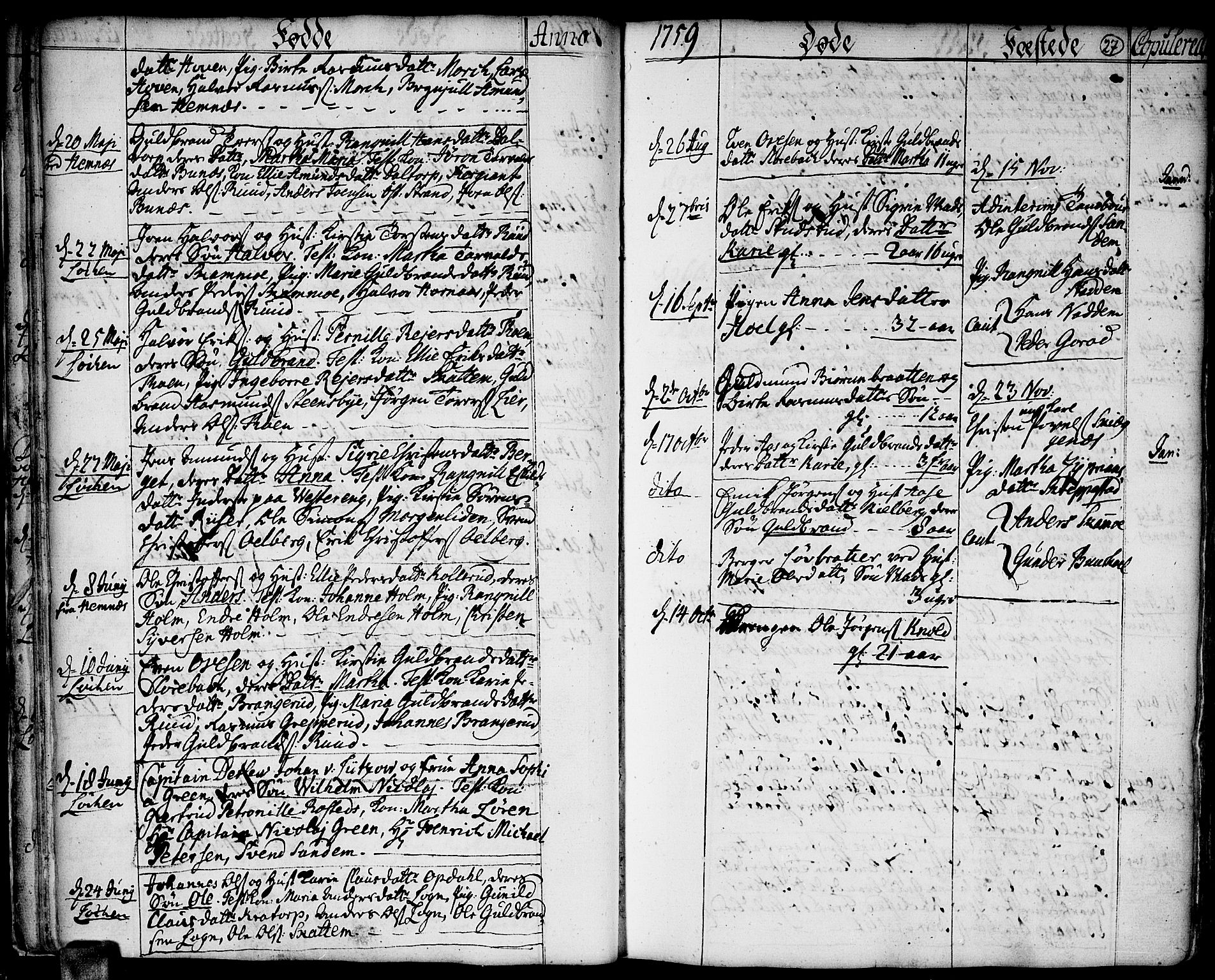 Høland prestekontor Kirkebøker, SAO/A-10346a/F/Fa/L0004: Parish register (official) no. I 4, 1757-1780, p. 27