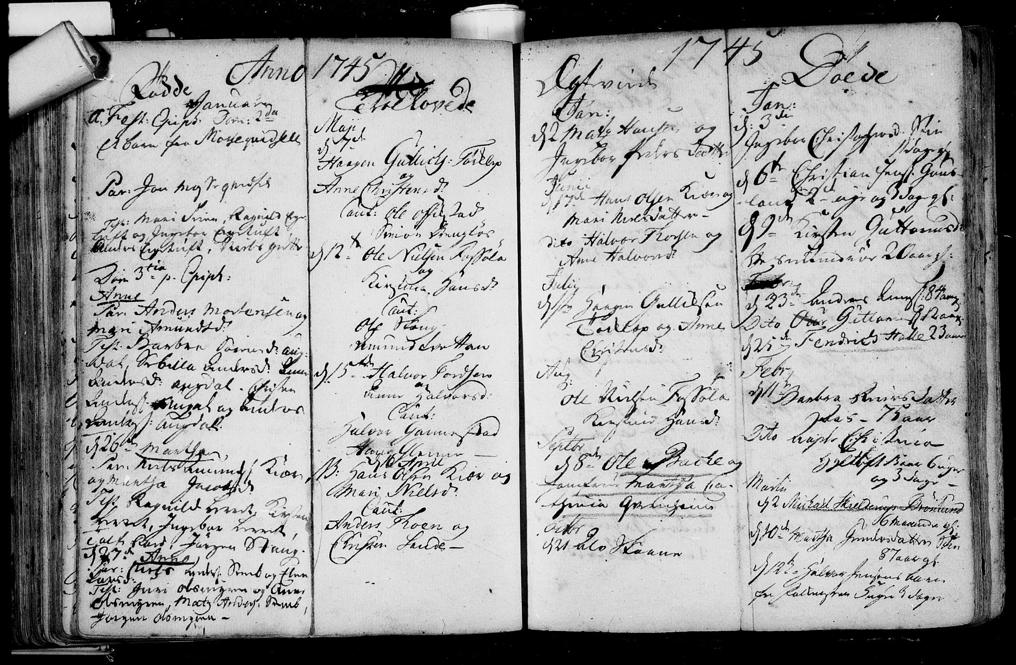 Borre kirkebøker, AV/SAKO-A-338/F/Fa/L0001: Parish register (official) no. I 1, 1710-1750, p. 134