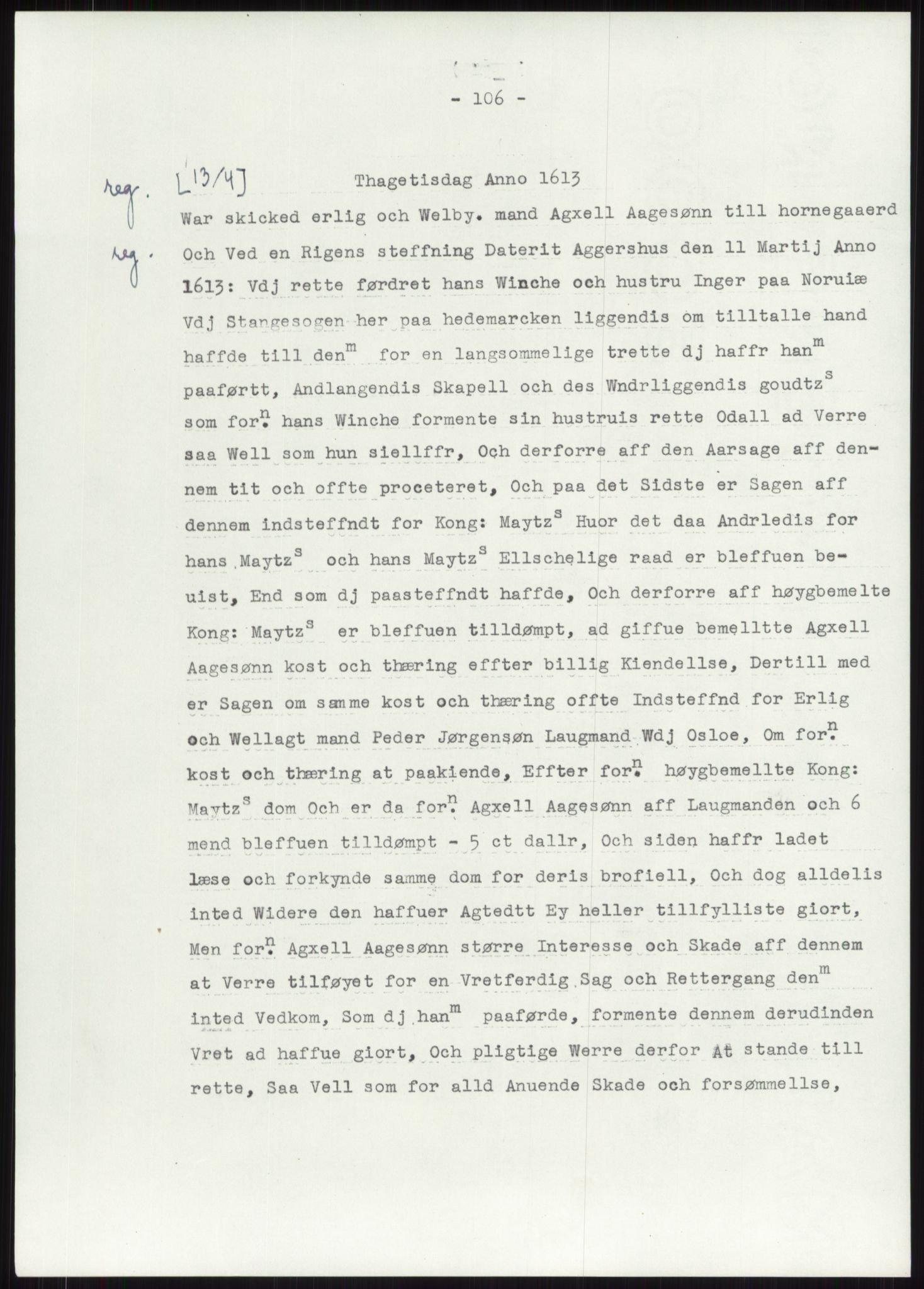 Samlinger til kildeutgivelse, Diplomavskriftsamlingen, AV/RA-EA-4053/H/Ha, p. 2527