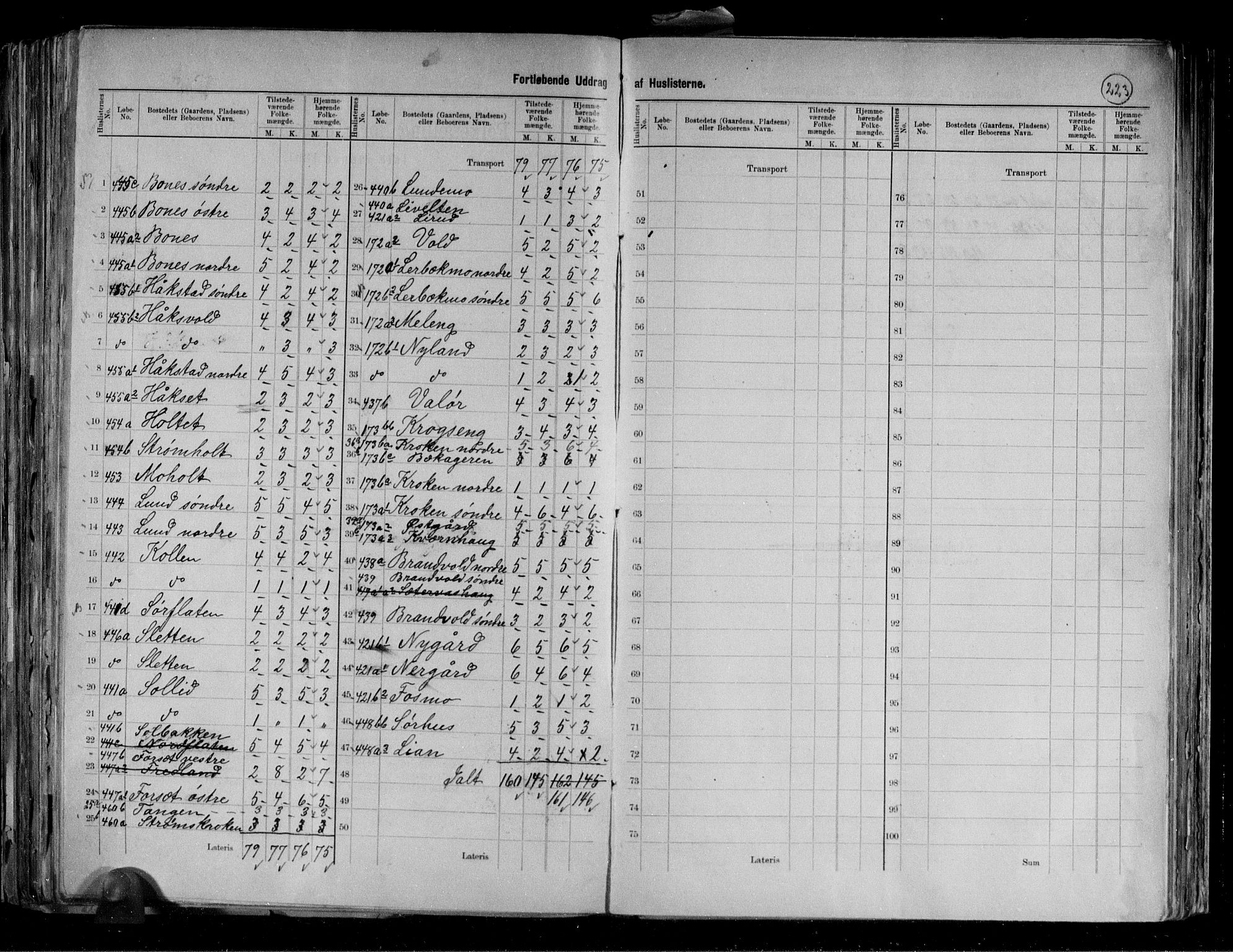 RA, 1891 census for 1922 Bardu, 1891, p. 11