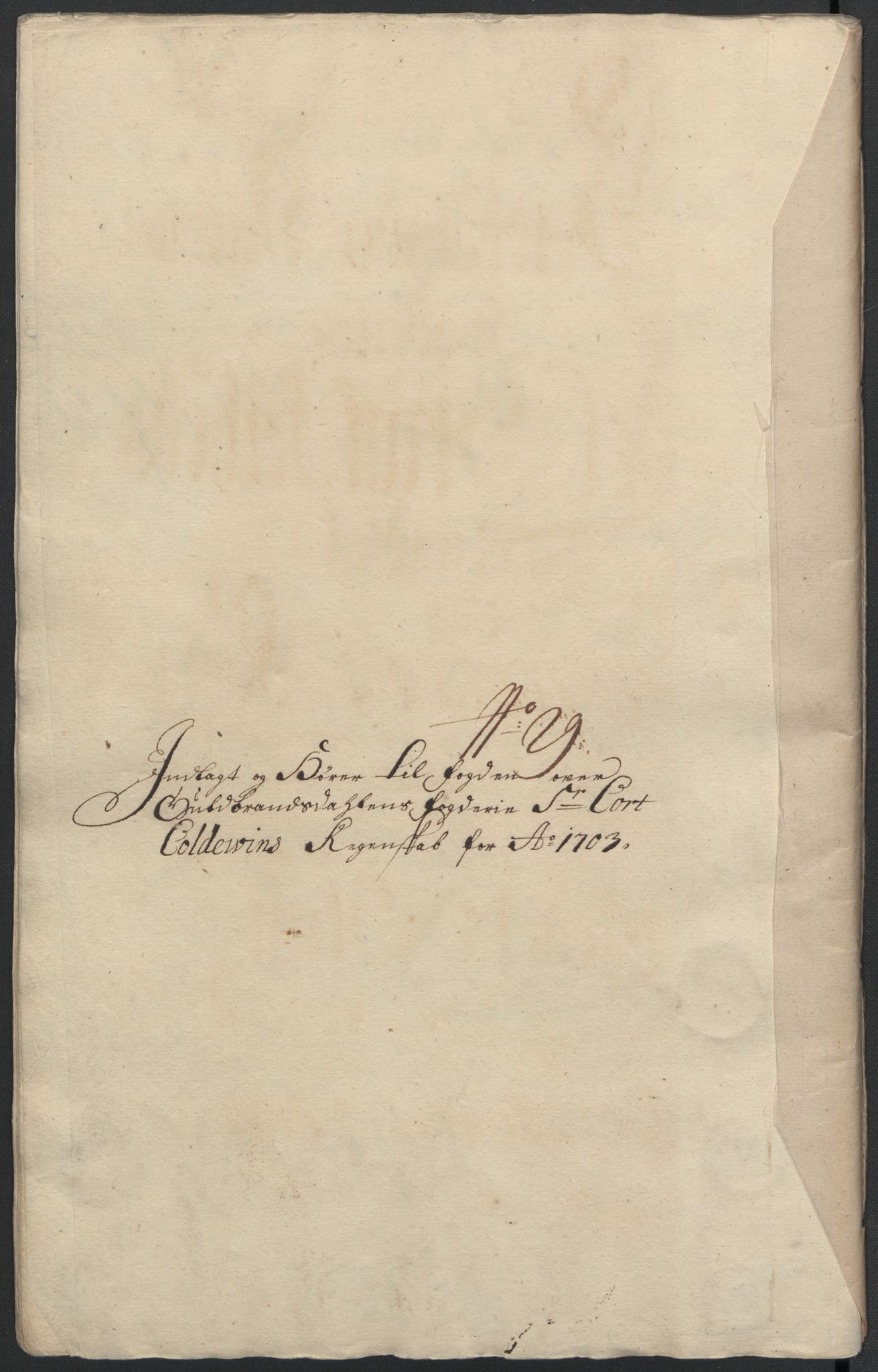 Rentekammeret inntil 1814, Reviderte regnskaper, Fogderegnskap, RA/EA-4092/R17/L1176: Fogderegnskap Gudbrandsdal, 1703, p. 218