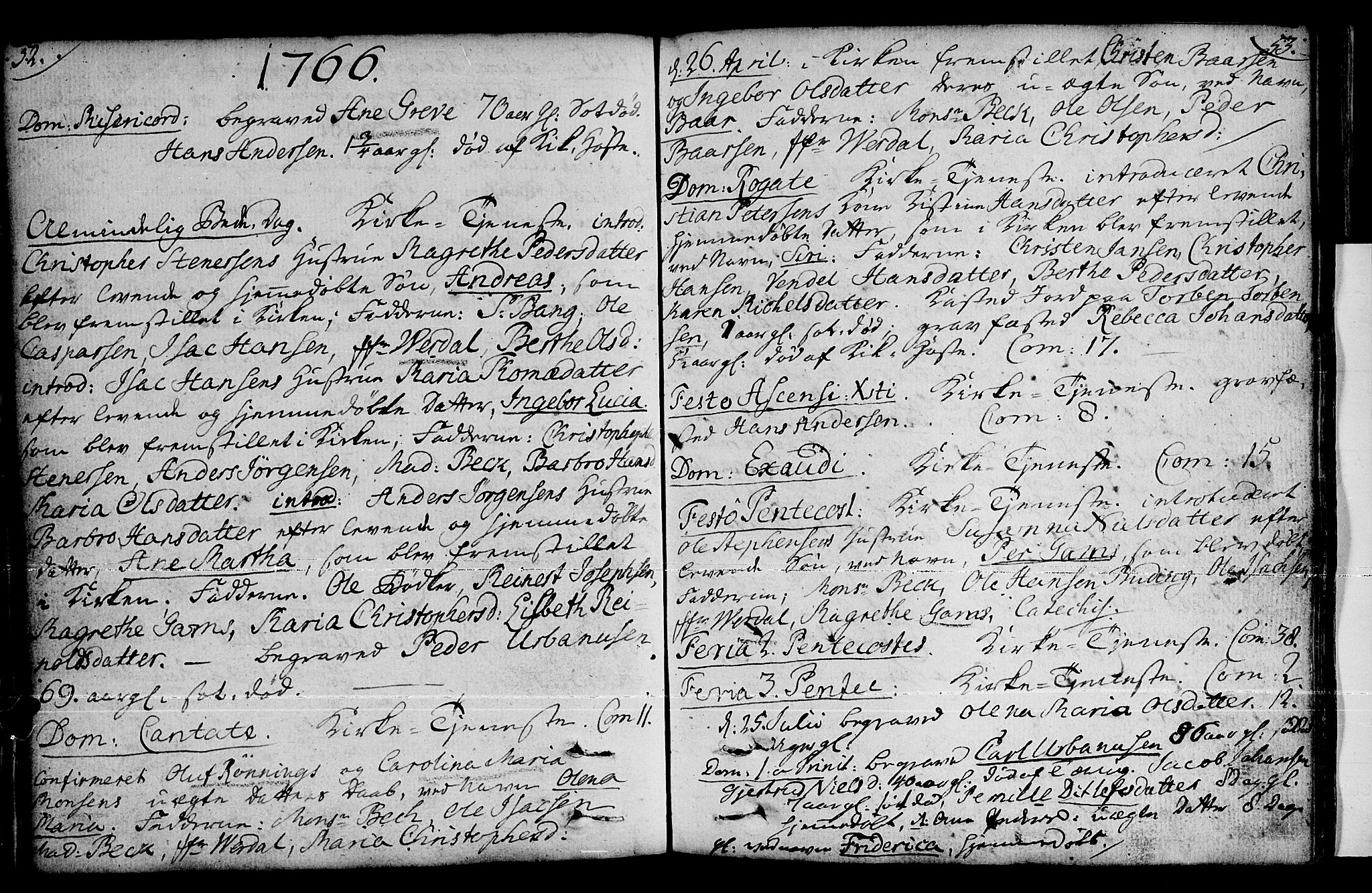 Loppa sokneprestkontor, AV/SATØ-S-1339/H/Ha/L0001kirke: Parish register (official) no. 1 /2, 1753-1784, p. 52-53