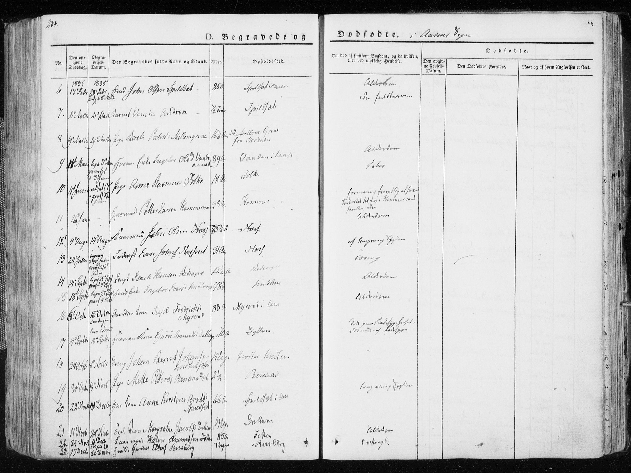 Ministerialprotokoller, klokkerbøker og fødselsregistre - Nord-Trøndelag, SAT/A-1458/713/L0114: Parish register (official) no. 713A05, 1827-1839, p. 234