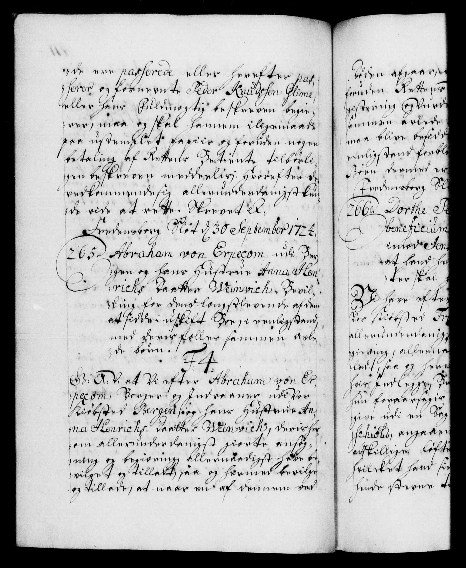 Danske Kanselli 1572-1799, AV/RA-EA-3023/F/Fc/Fca/Fcaa/L0024: Norske registre, 1723-1725, p. 411b