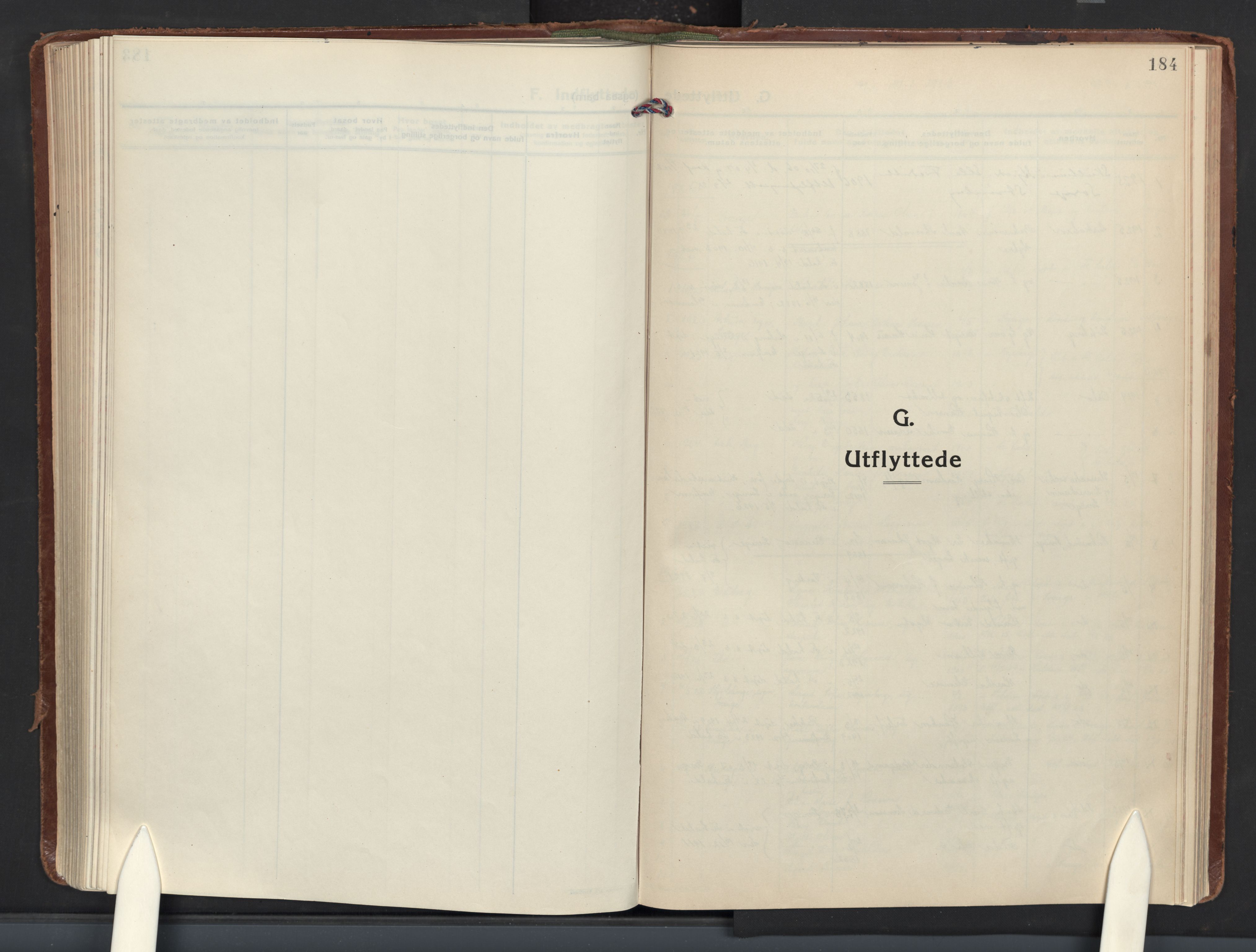 Halden prestekontor Kirkebøker, SAO/A-10909/F/Fa/L0020: Parish register (official) no. I 20, 1925-1941, p. 184