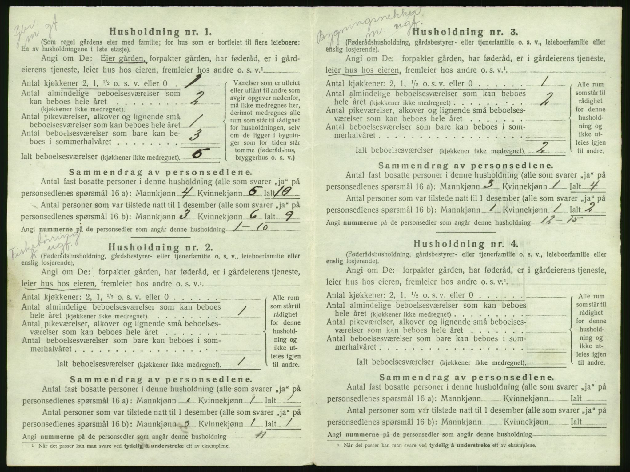 SAT, 1920 census for Frei, 1920, p. 414