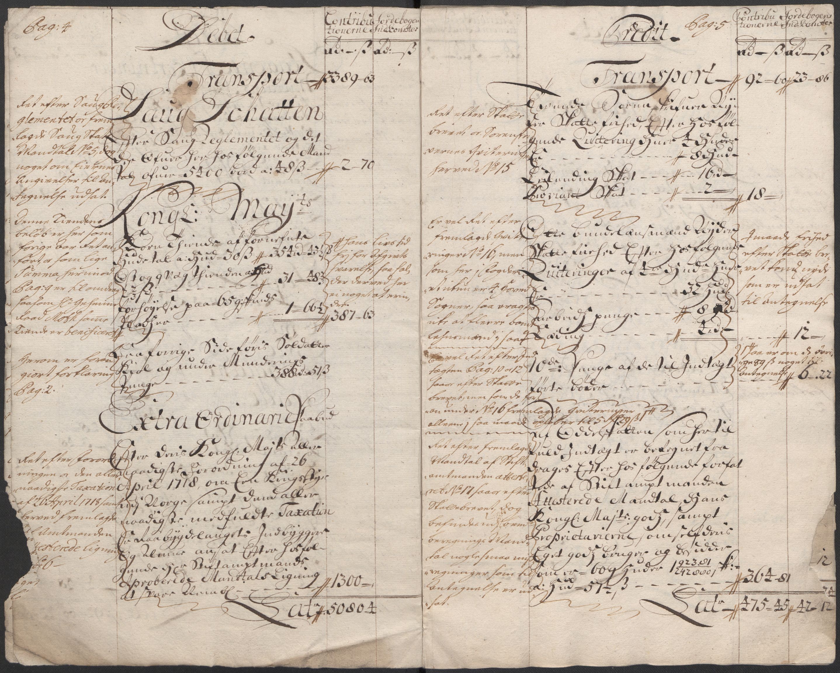 Rentekammeret inntil 1814, Reviderte regnskaper, Fogderegnskap, AV/RA-EA-4092/R40/L2453: Fogderegnskap Råbyggelag, 1718-1719, p. 5