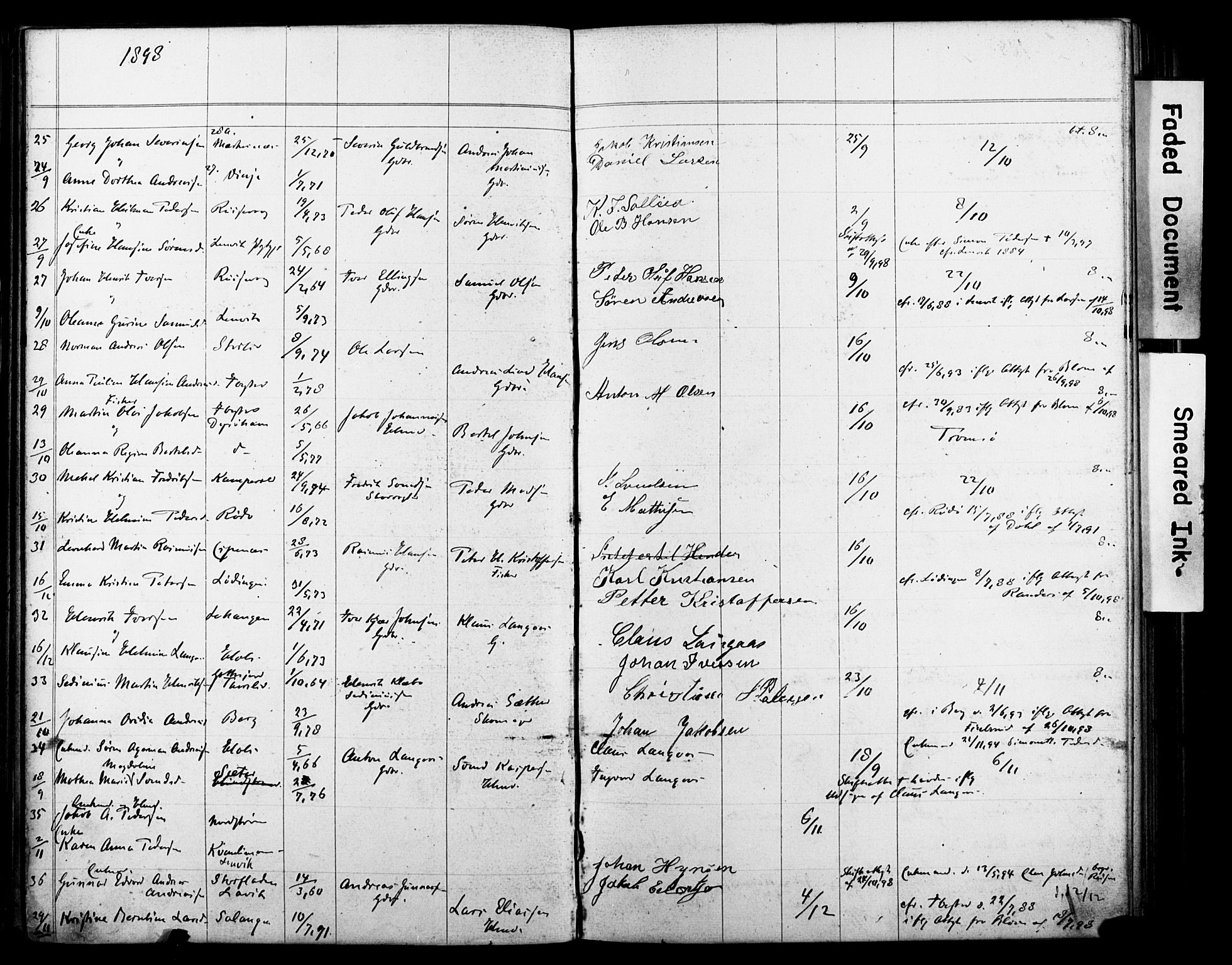 Tranøy sokneprestkontor, AV/SATØ-S-1313/J/Jc/L0052: Banns register no. 52, 1876-1918