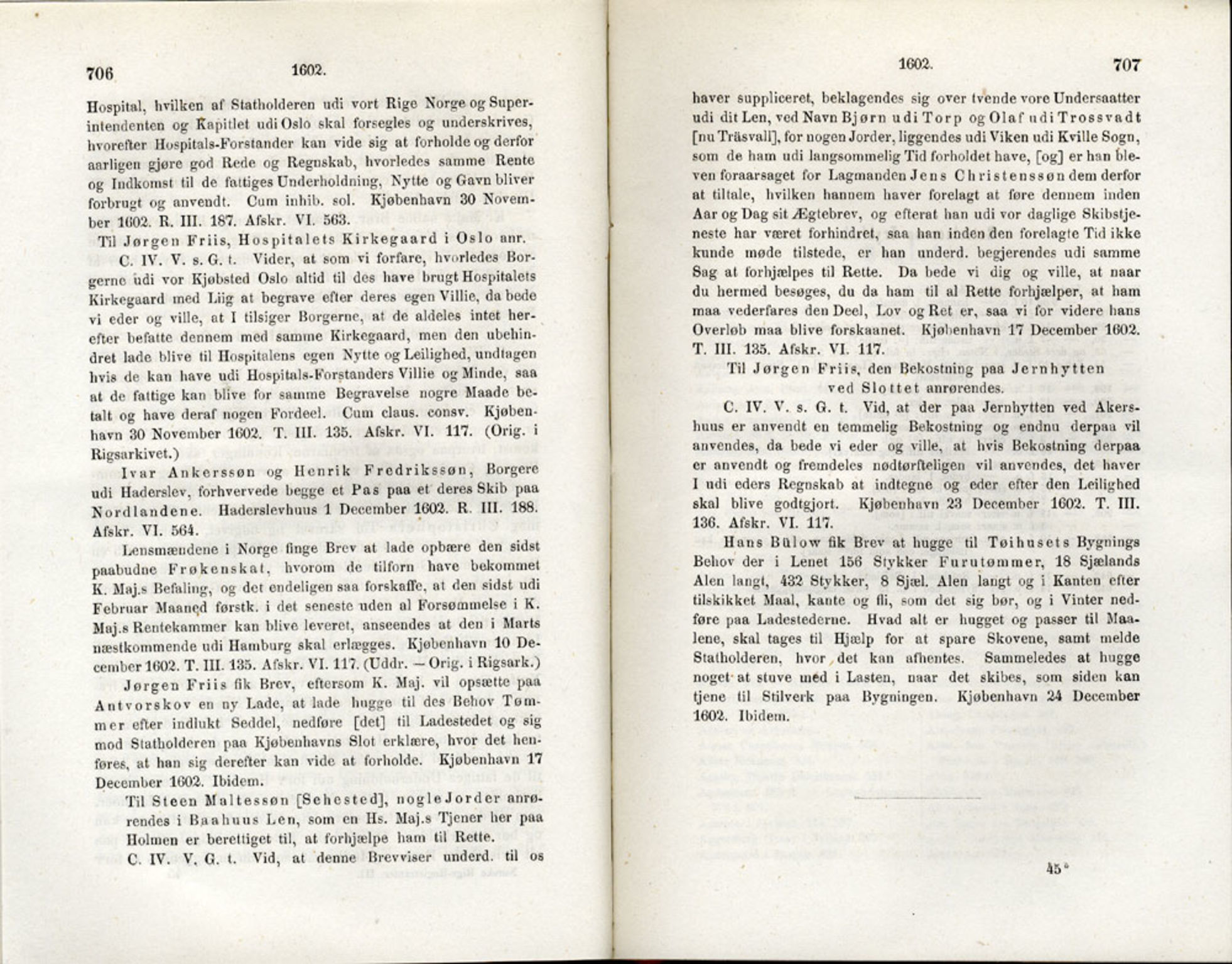 Publikasjoner utgitt av Det Norske Historiske Kildeskriftfond, PUBL/-/-/-: Norske Rigs-Registranter, bind 3, 1588-1602, p. 706-707