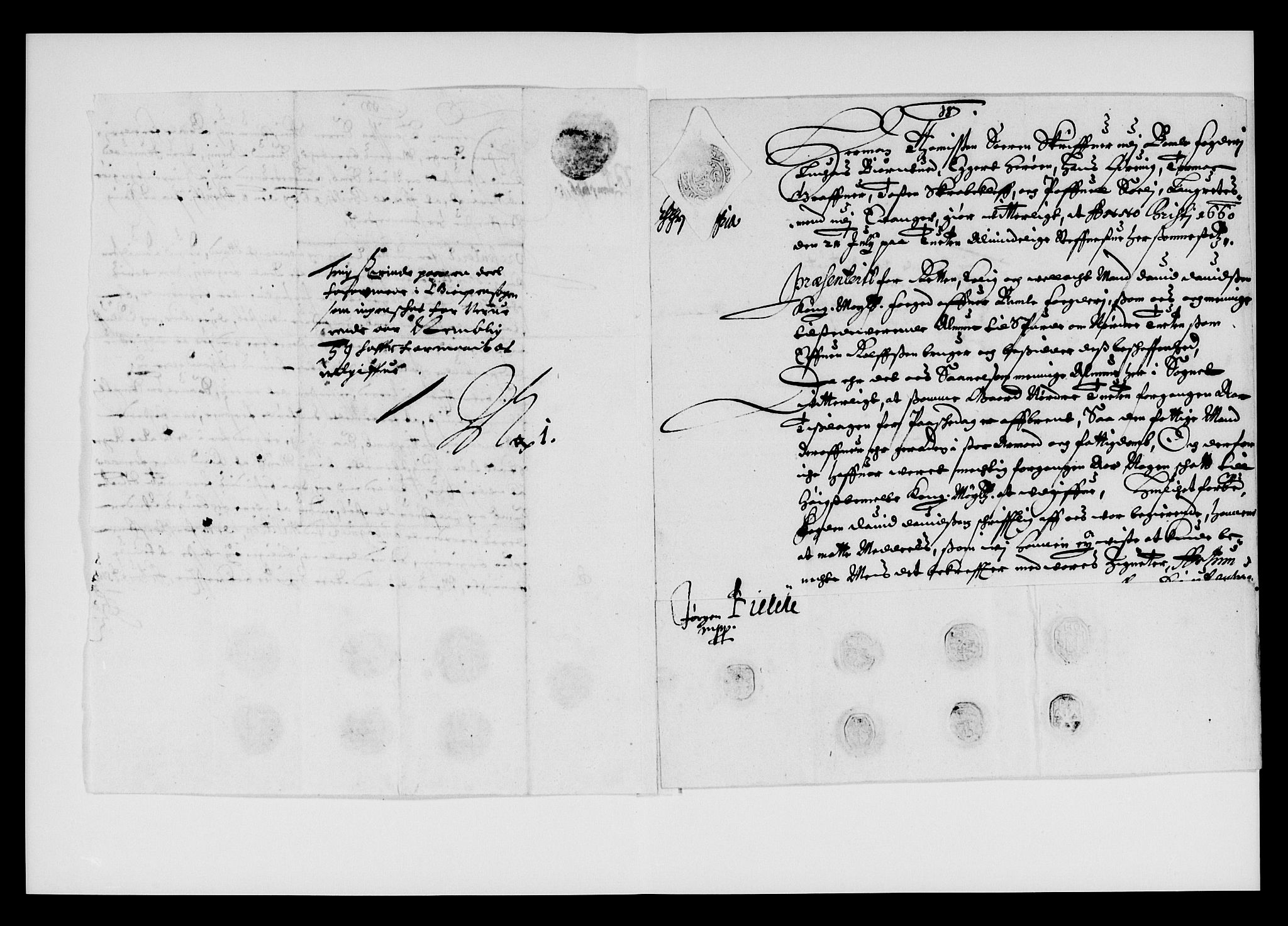 Rentekammeret inntil 1814, Reviderte regnskaper, Lensregnskaper, RA/EA-5023/R/Rb/Rbp/L0046: Bratsberg len, 1658-1660