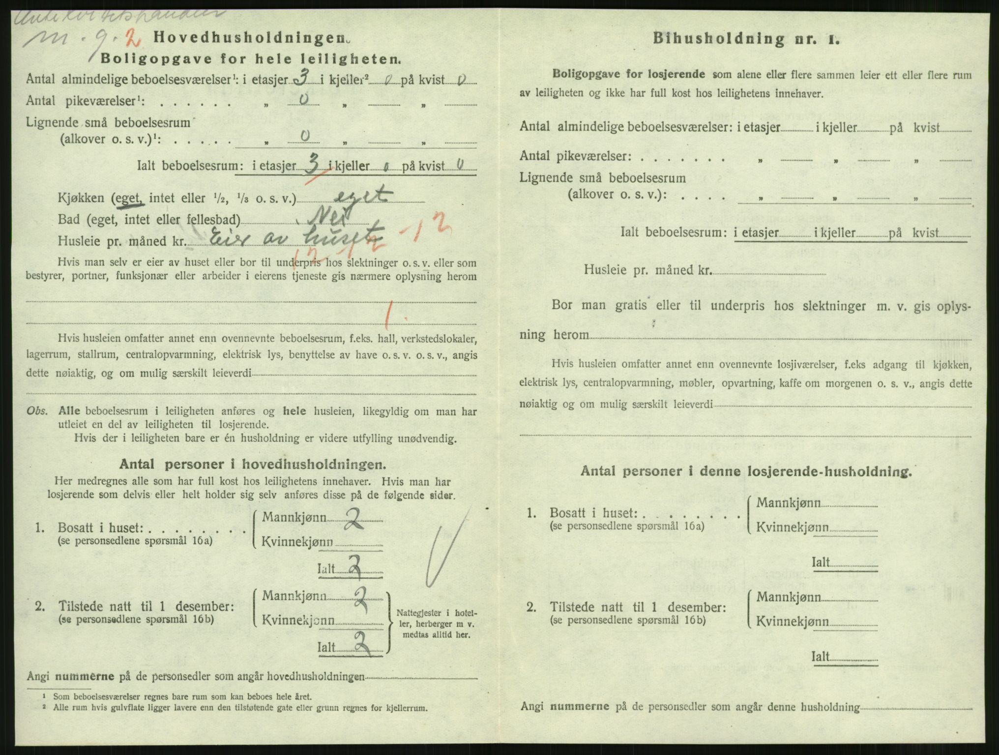 SAT, 1920 census for Molde, 1920, p. 1018