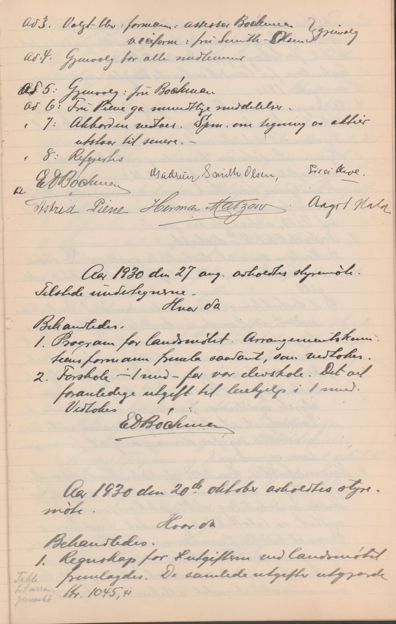 Trondheim Røde Kors, TRKO/PA-1204/A/Aa/L0002: Møtebok, 1929-1942, p. 21