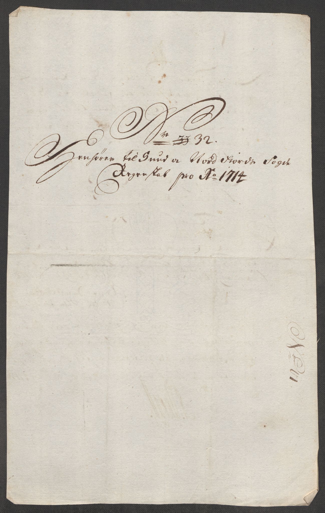 Rentekammeret inntil 1814, Reviderte regnskaper, Fogderegnskap, AV/RA-EA-4092/R53/L3438: Fogderegnskap Sunn- og Nordfjord, 1714, p. 334