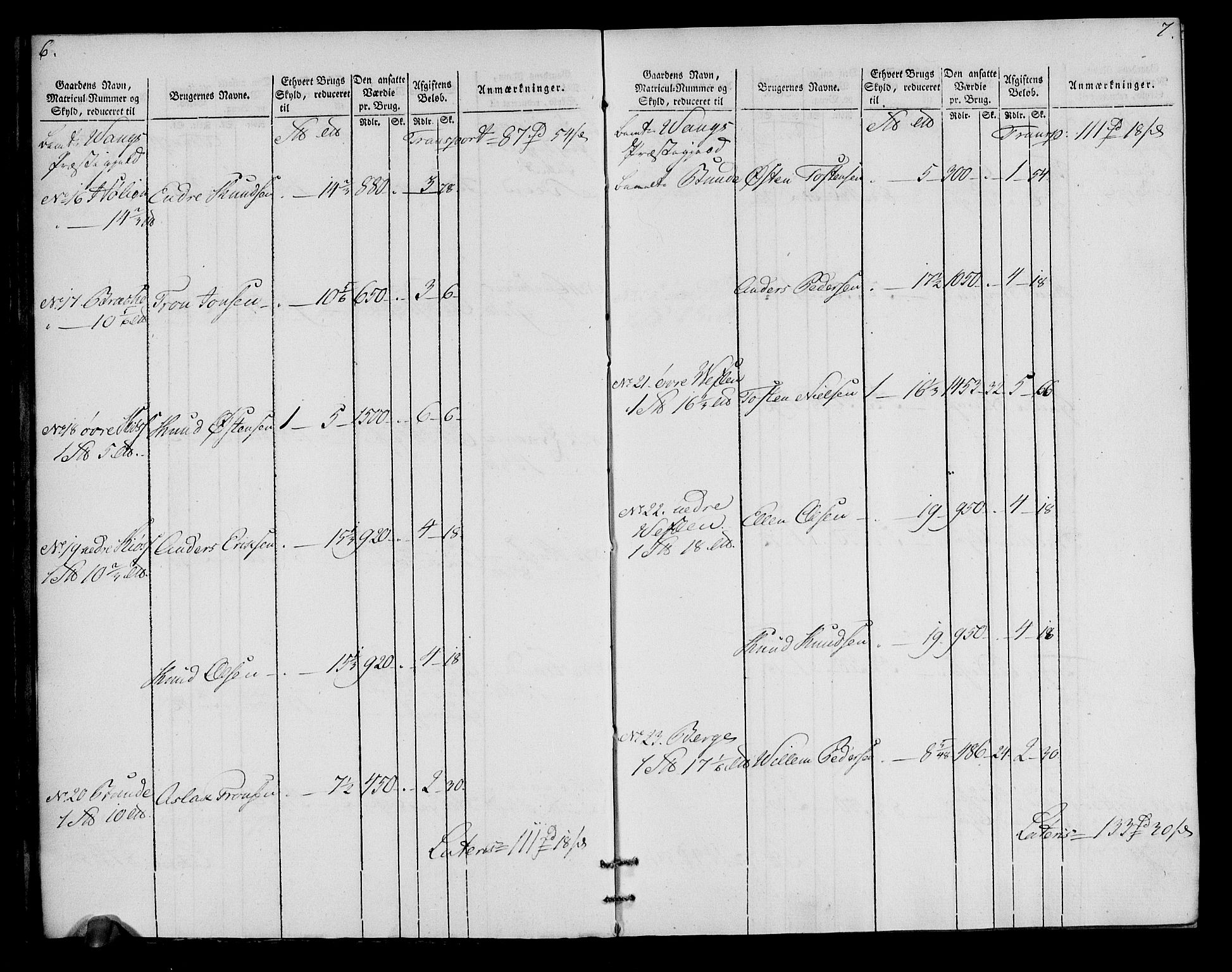 Rentekammeret inntil 1814, Realistisk ordnet avdeling, AV/RA-EA-4070/N/Ne/Nea/L0043: Valdres fogderi. Oppebørselsregister, 1803-1804, p. 6