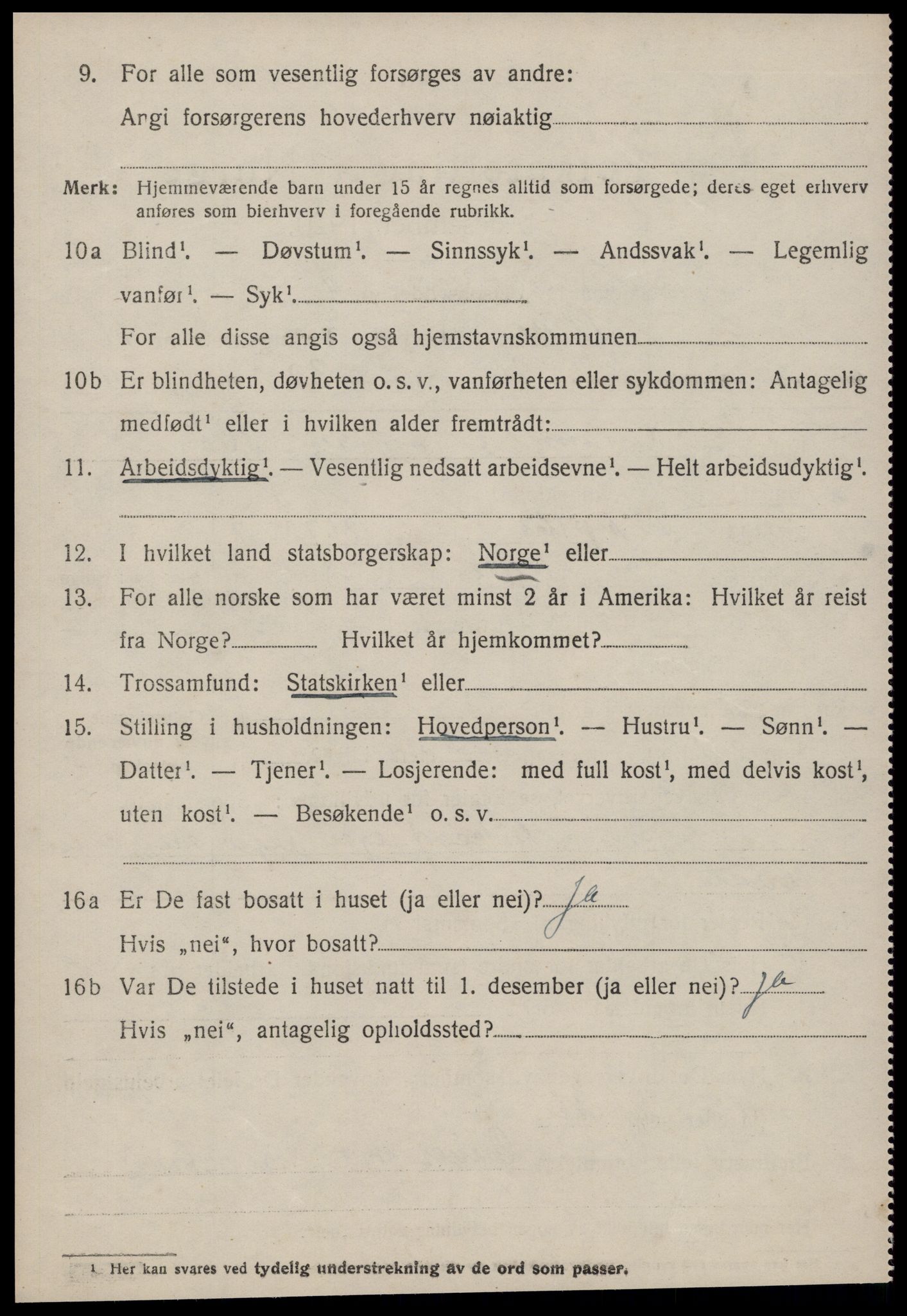 SAT, 1920 census for Aure, 1920, p. 4529