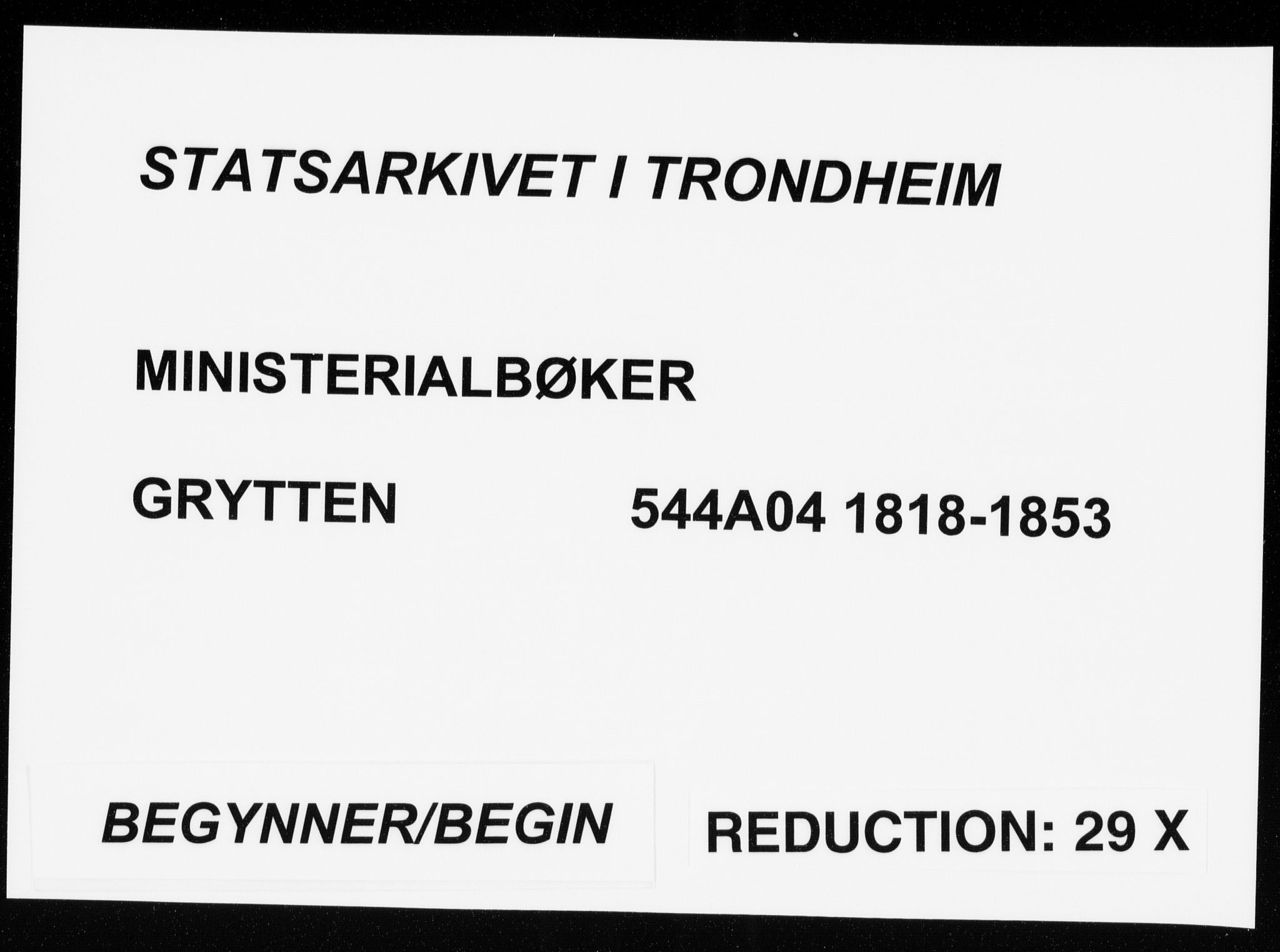 Ministerialprotokoller, klokkerbøker og fødselsregistre - Møre og Romsdal, SAT/A-1454/544/L0571: Parish register (official) no. 544A04, 1818-1853