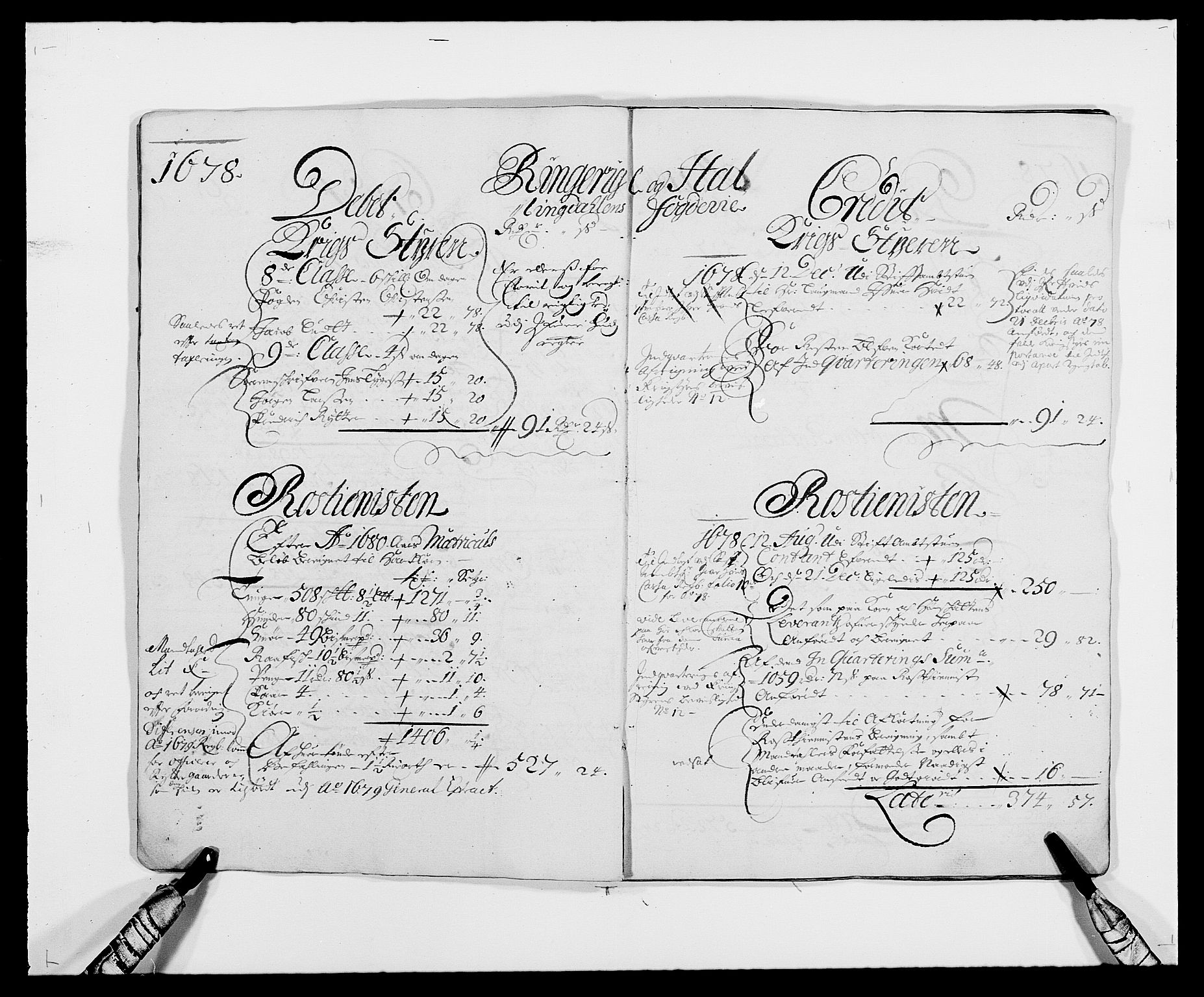 Rentekammeret inntil 1814, Reviderte regnskaper, Fogderegnskap, RA/EA-4092/R21/L1443: Fogderegnskap Ringerike og Hallingdal, 1678-1680, p. 10