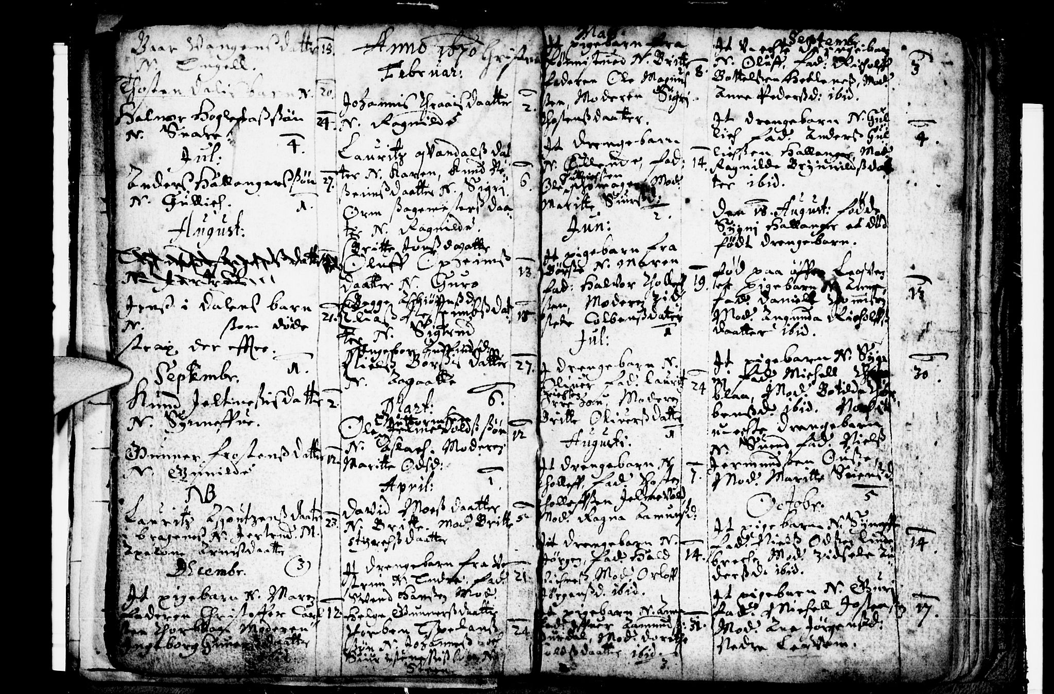 Ulvik sokneprestembete, SAB/A-78801/H/Haa: Parish register (official) no. A 1, 1664-1685, p. 5