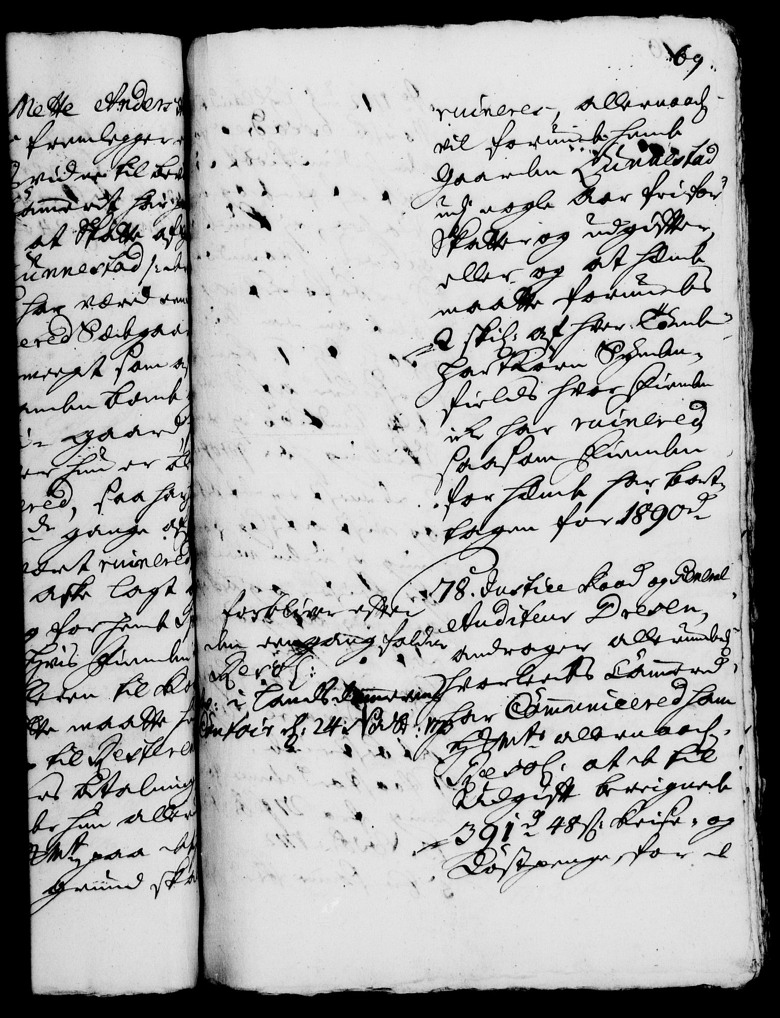 Rentekammeret, Kammerkanselliet, AV/RA-EA-3111/G/Gh/Gha/L0006: Norsk ekstraktmemorialprotokoll (merket RK 53.51), 1723-1724, p. 69