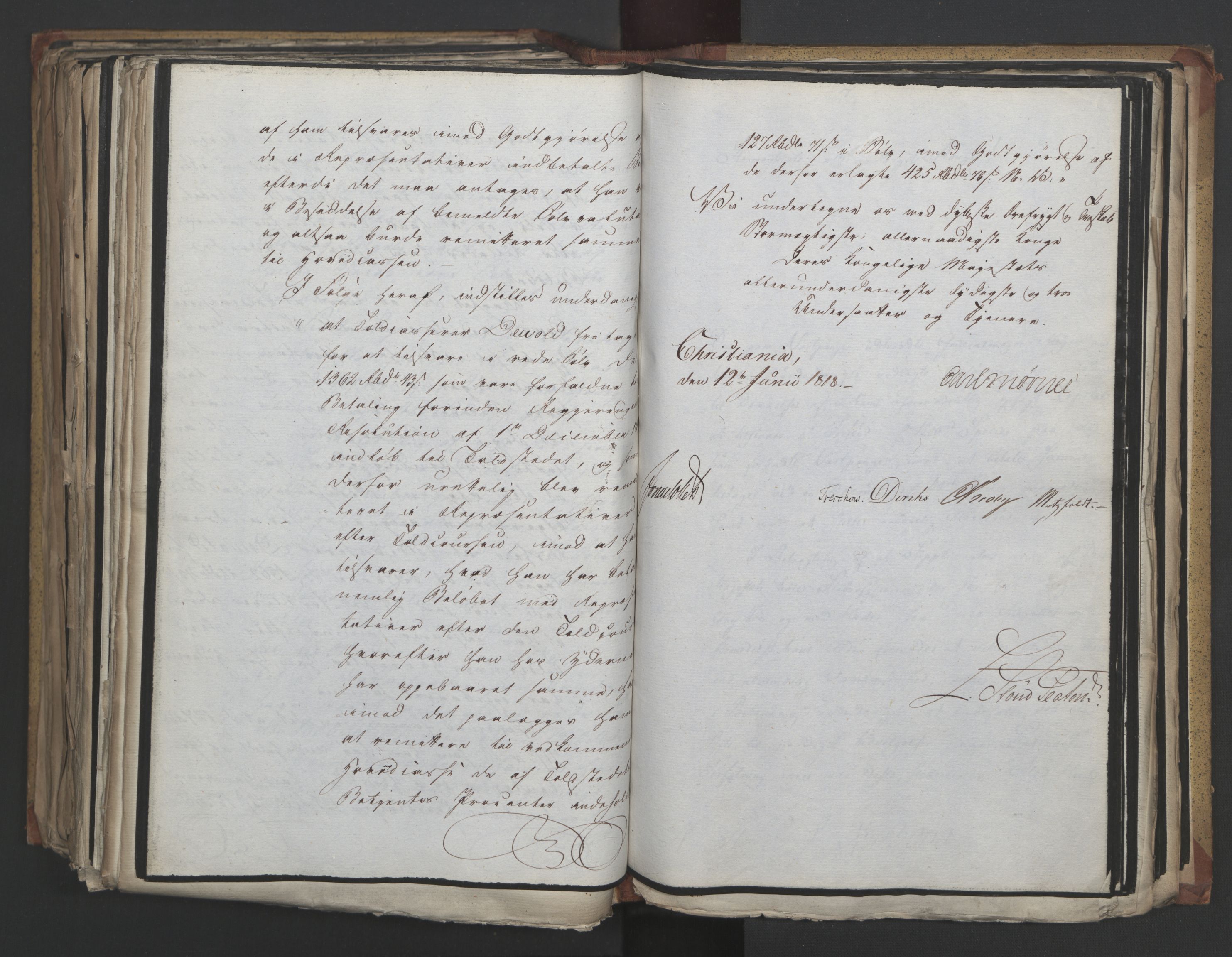 Statsrådsavdelingen i Stockholm, AV/RA-S-1003/D/Da/L0014: Regjeringsinnstillinger nr. 2890-3057, 1818, p. 453