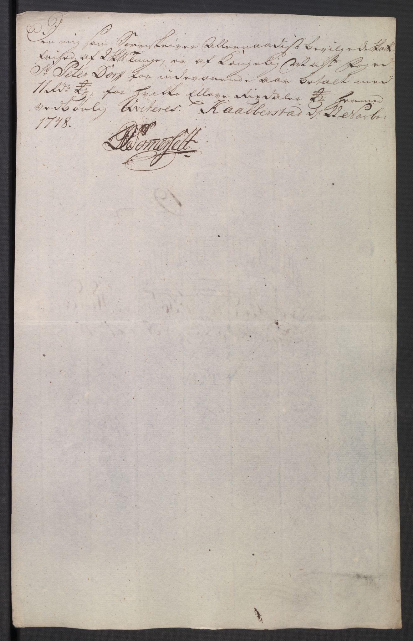 Rentekammeret inntil 1814, Reviderte regnskaper, Fogderegnskap, AV/RA-EA-4092/R18/L1346: Fogderegnskap Hadeland, Toten og Valdres, 1747-1748, p. 459