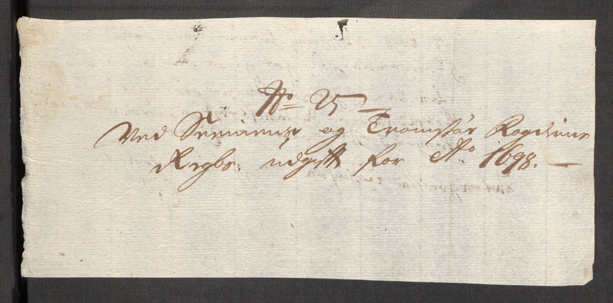 Rentekammeret inntil 1814, Reviderte regnskaper, Fogderegnskap, AV/RA-EA-4092/R68/L4754: Fogderegnskap Senja og Troms, 1697-1699, p. 249