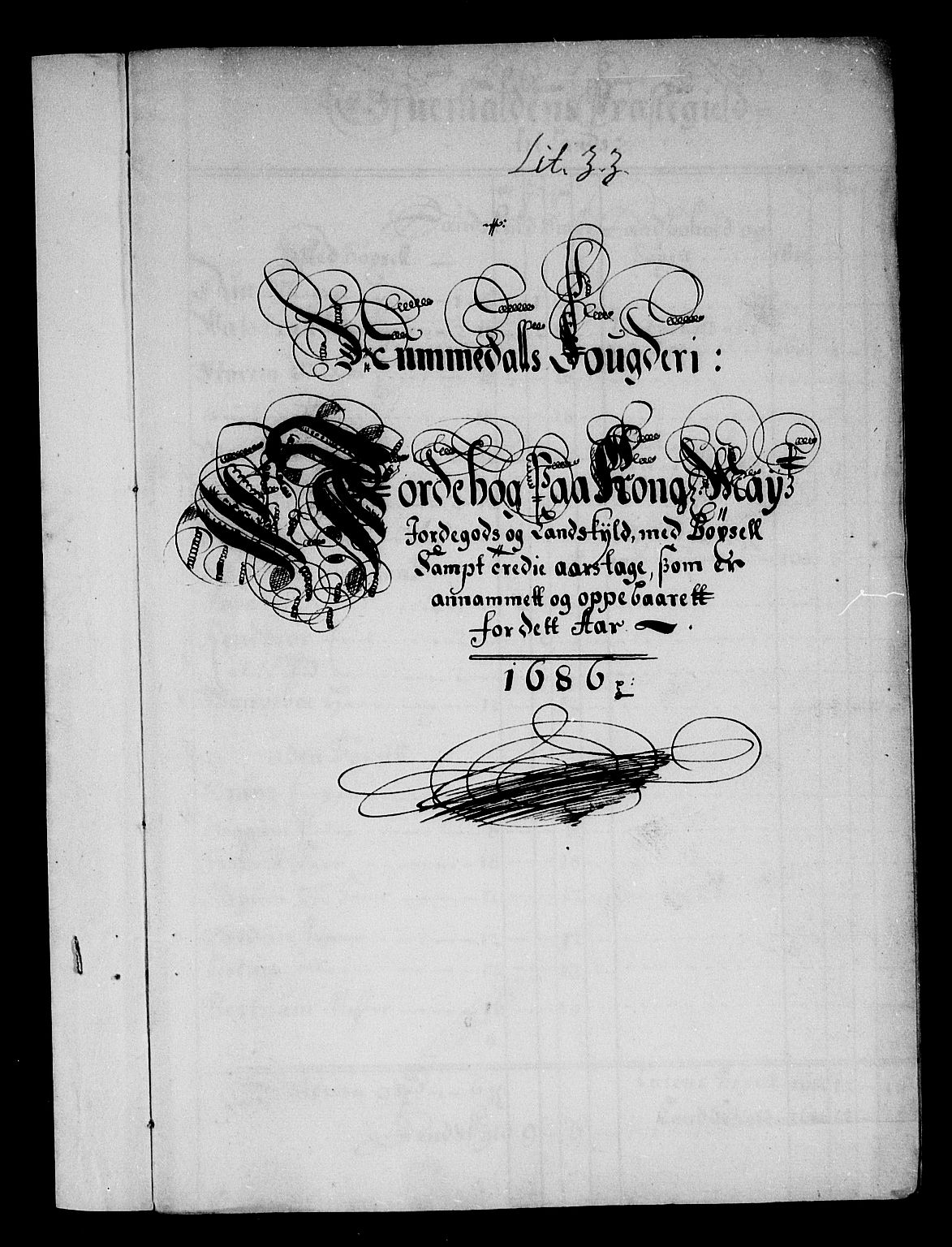 Rentekammeret inntil 1814, Reviderte regnskaper, Stiftamtstueregnskaper, Trondheim stiftamt og Nordland amt, AV/RA-EA-6044/R/Rg/L0084: Trondheim stiftamt og Nordland amt, 1686