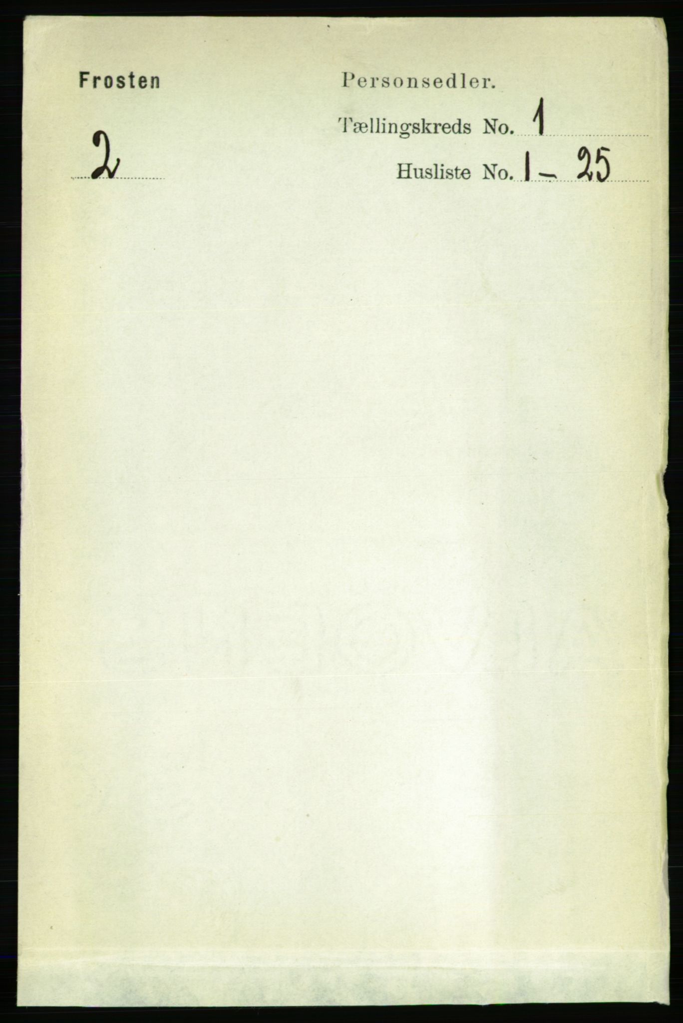 RA, 1891 census for 1717 Frosta, 1891, p. 143