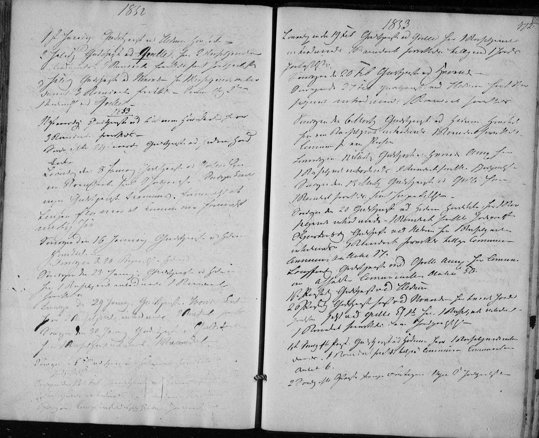 Hedrum kirkebøker, AV/SAKO-A-344/F/Fa/L0006: Parish register (official) no. I 6, 1849-1857, p. 472