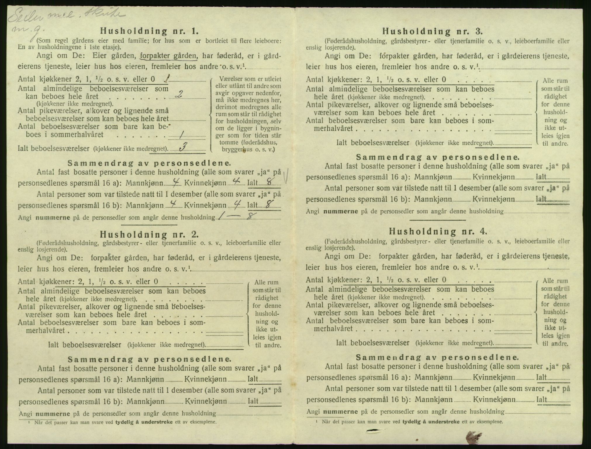 SAST, 1920 census for Vats, 1920, p. 34