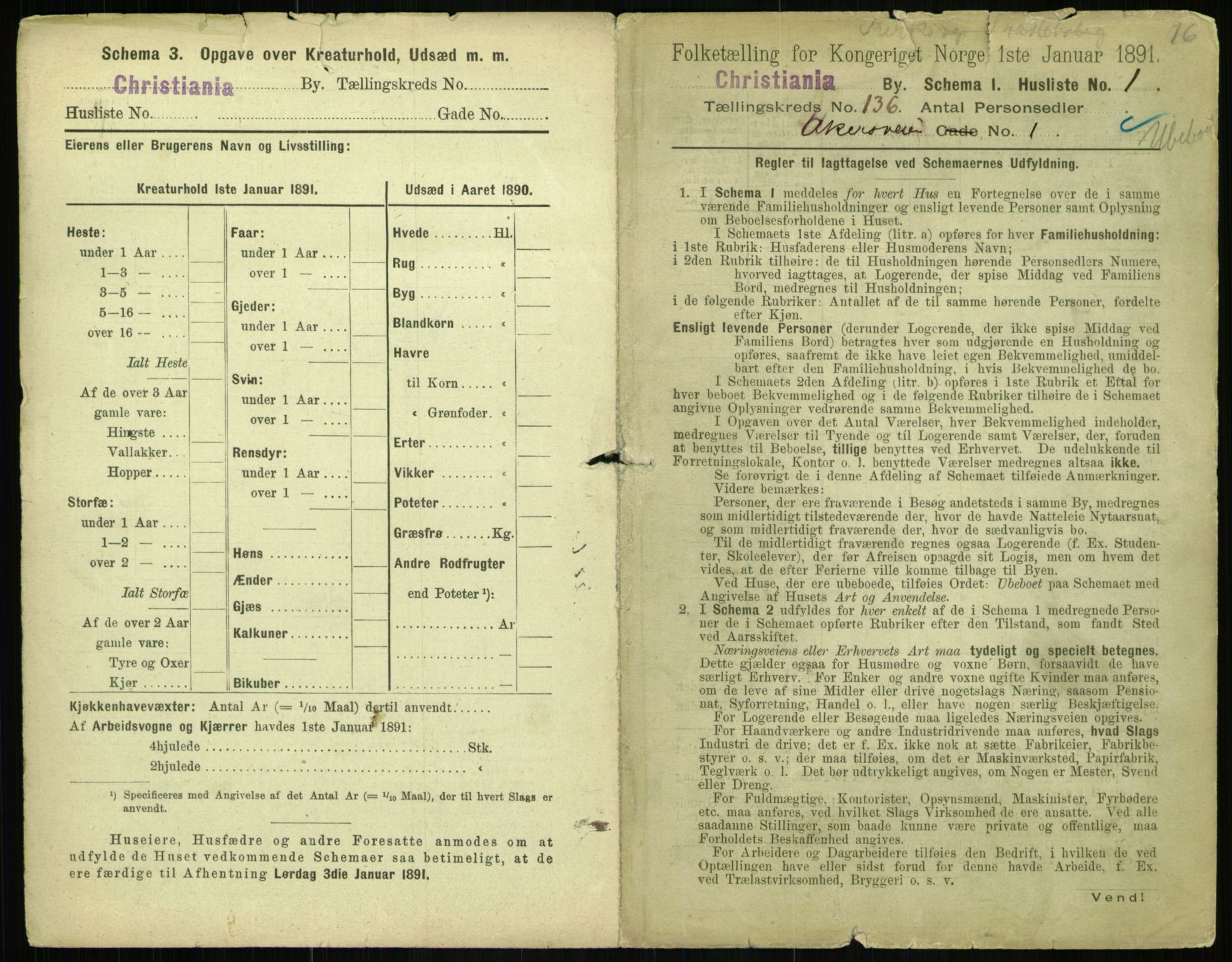 RA, 1891 census for 0301 Kristiania, 1891, p. 75237