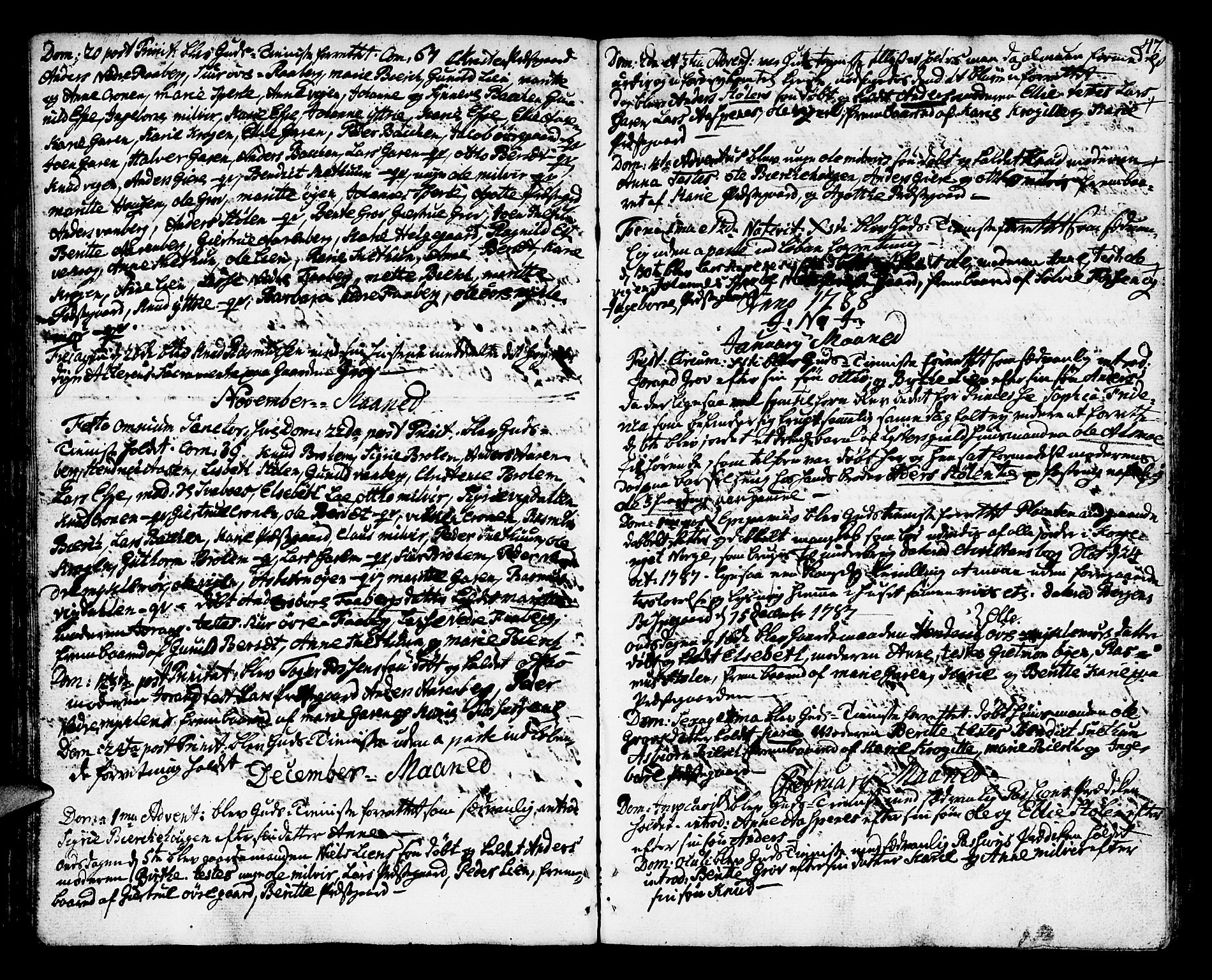 Jostedal sokneprestembete, SAB/A-80601/H/Haa/Haaa/L0002: Parish register (official) no. A 2, 1770-1806, p. 47