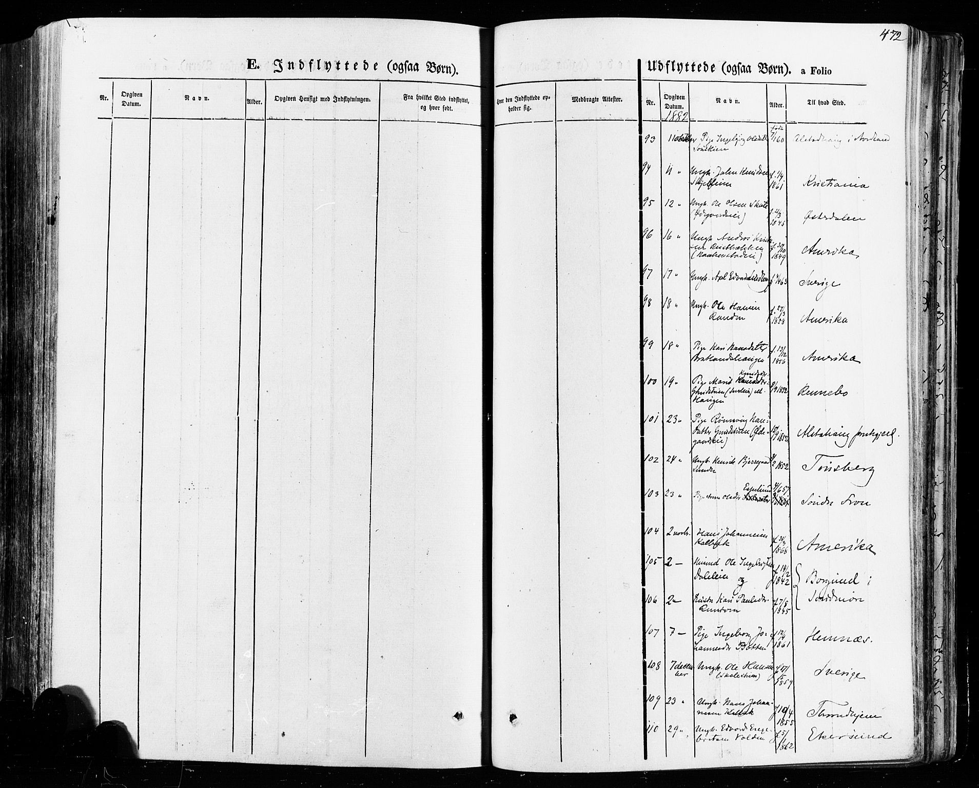 Vågå prestekontor, SAH/PREST-076/H/Ha/Haa/L0007: Parish register (official) no. 7 /1, 1872-1886, p. 472