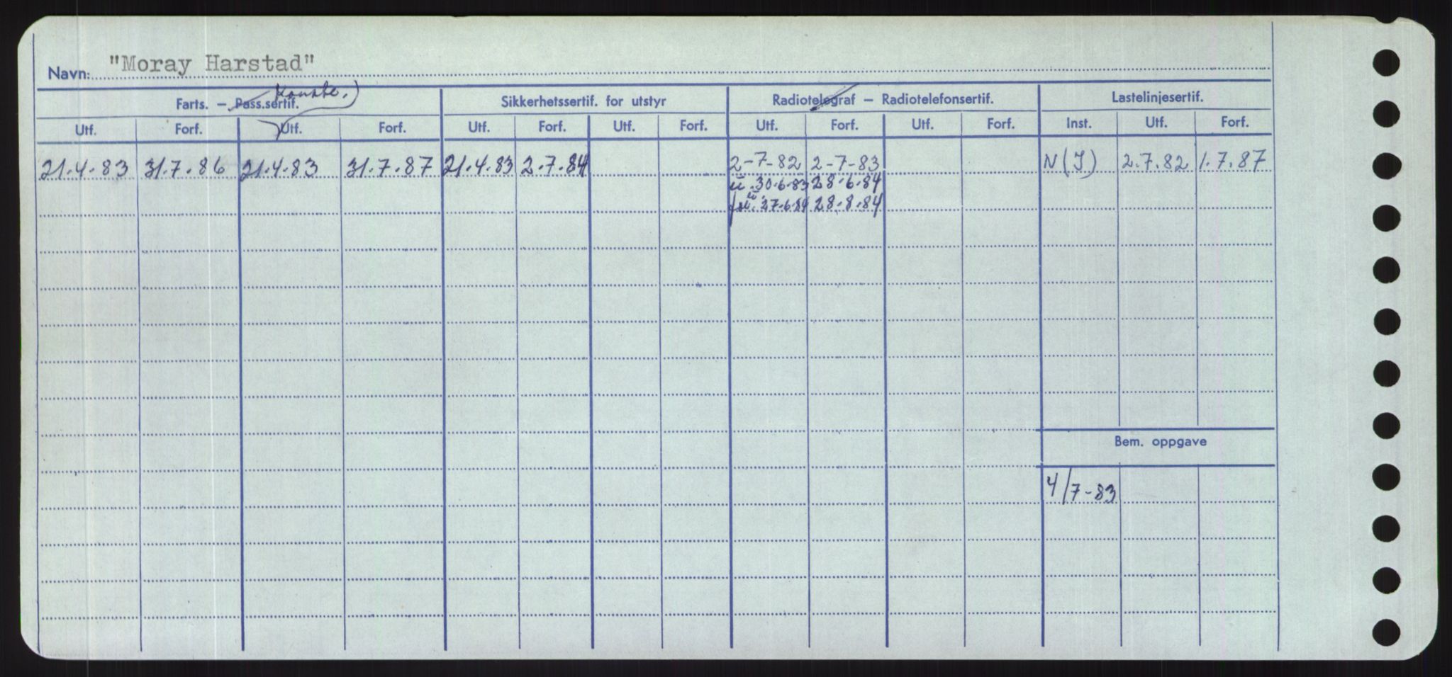 Sjøfartsdirektoratet med forløpere, Skipsmålingen, AV/RA-S-1627/H/Hd/L0025: Fartøy, Min-Mås, p. 174