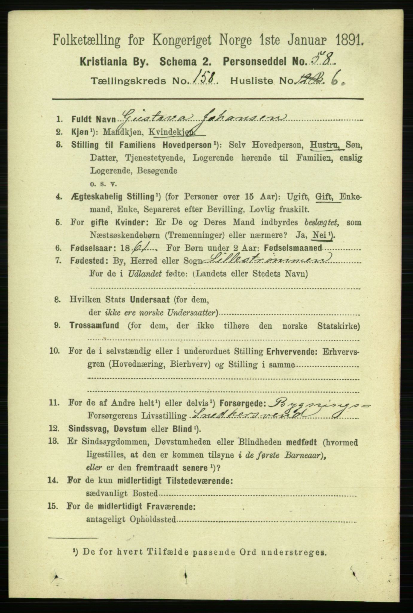 RA, 1891 census for 0301 Kristiania, 1891, p. 89768