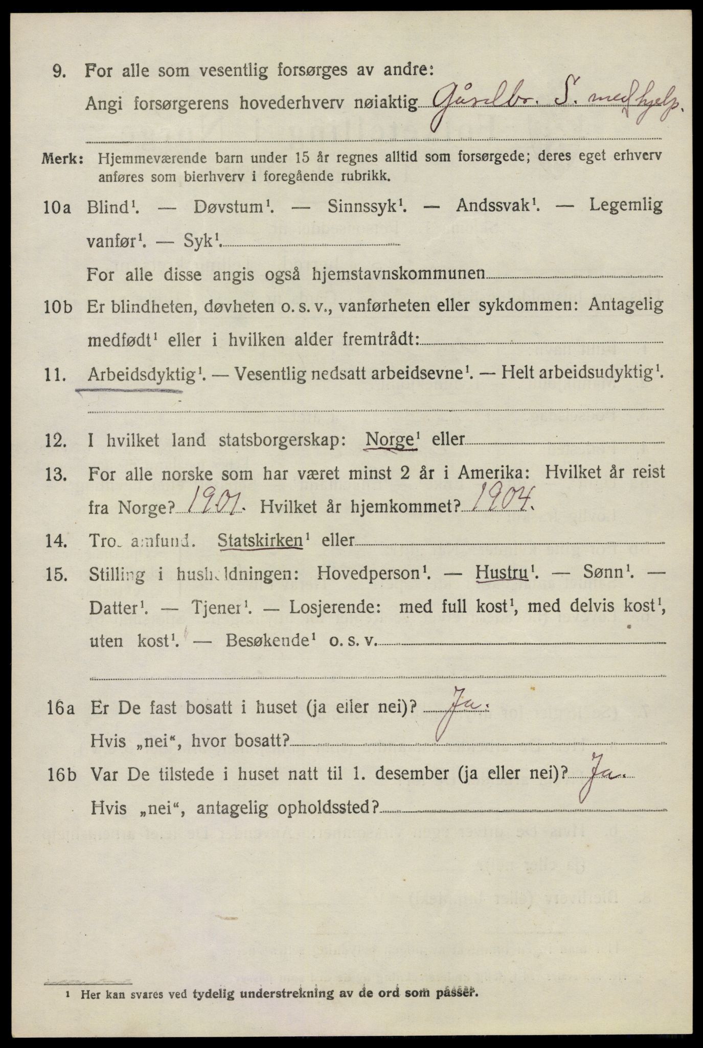 SAO, 1920 census for Nannestad, 1920, p. 3286