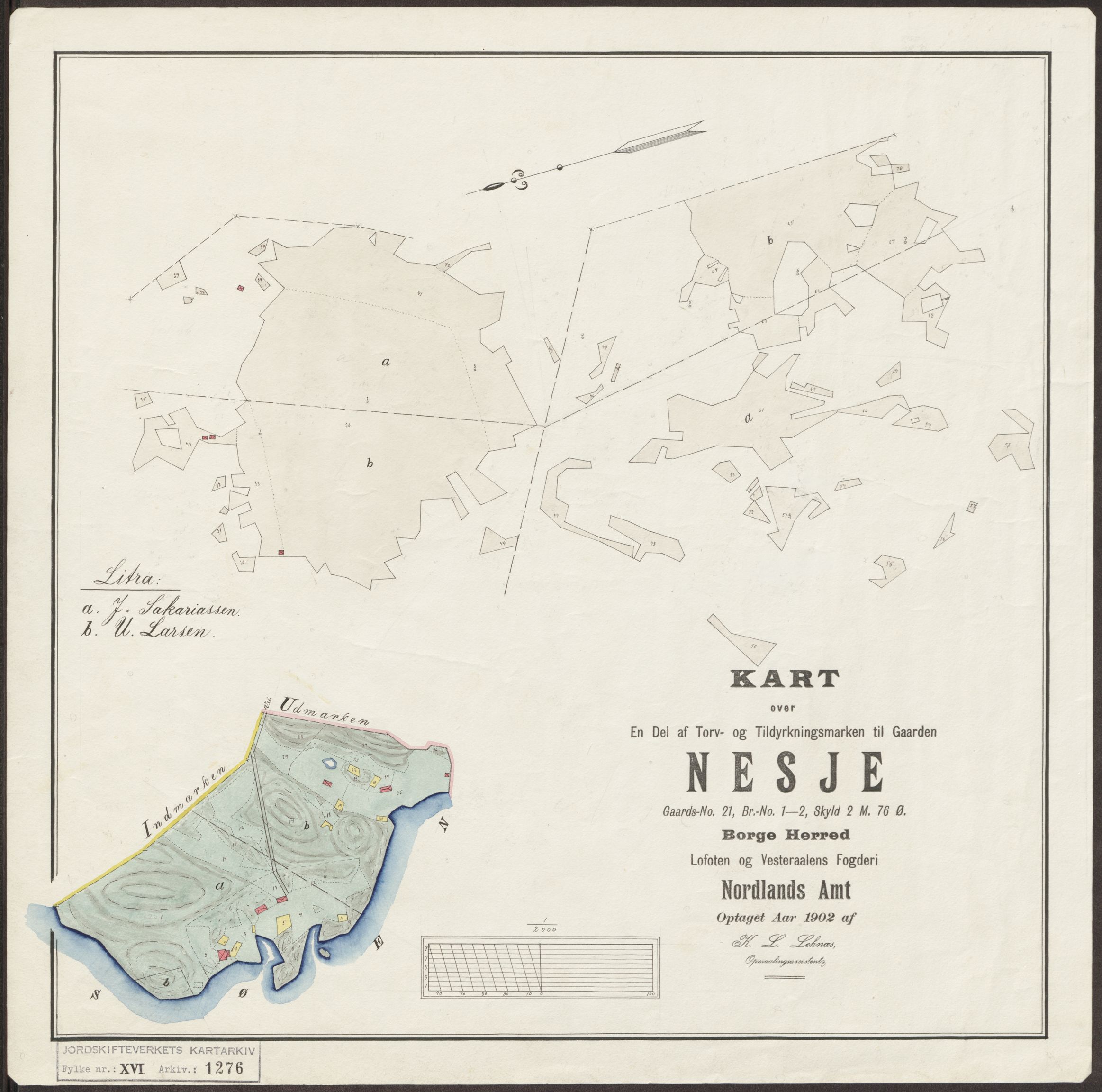 Jordskifteverkets kartarkiv, AV/RA-S-3929/T, 1859-1988, p. 1449