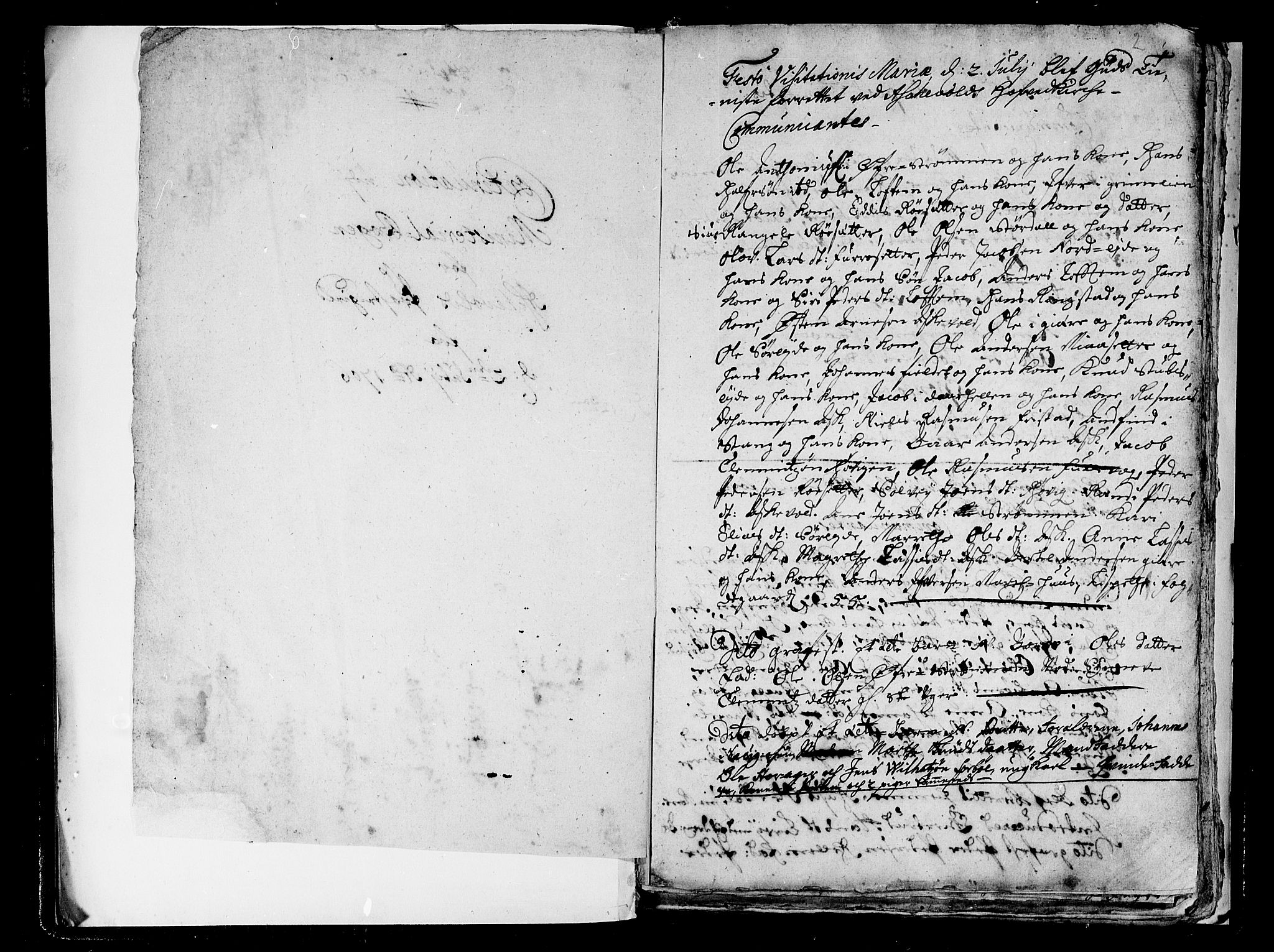 Askvoll sokneprestembete, AV/SAB-A-79501/H/Haa/Haaa/L0001: Parish register (official) no. A 1, 1706-1711, p. 2