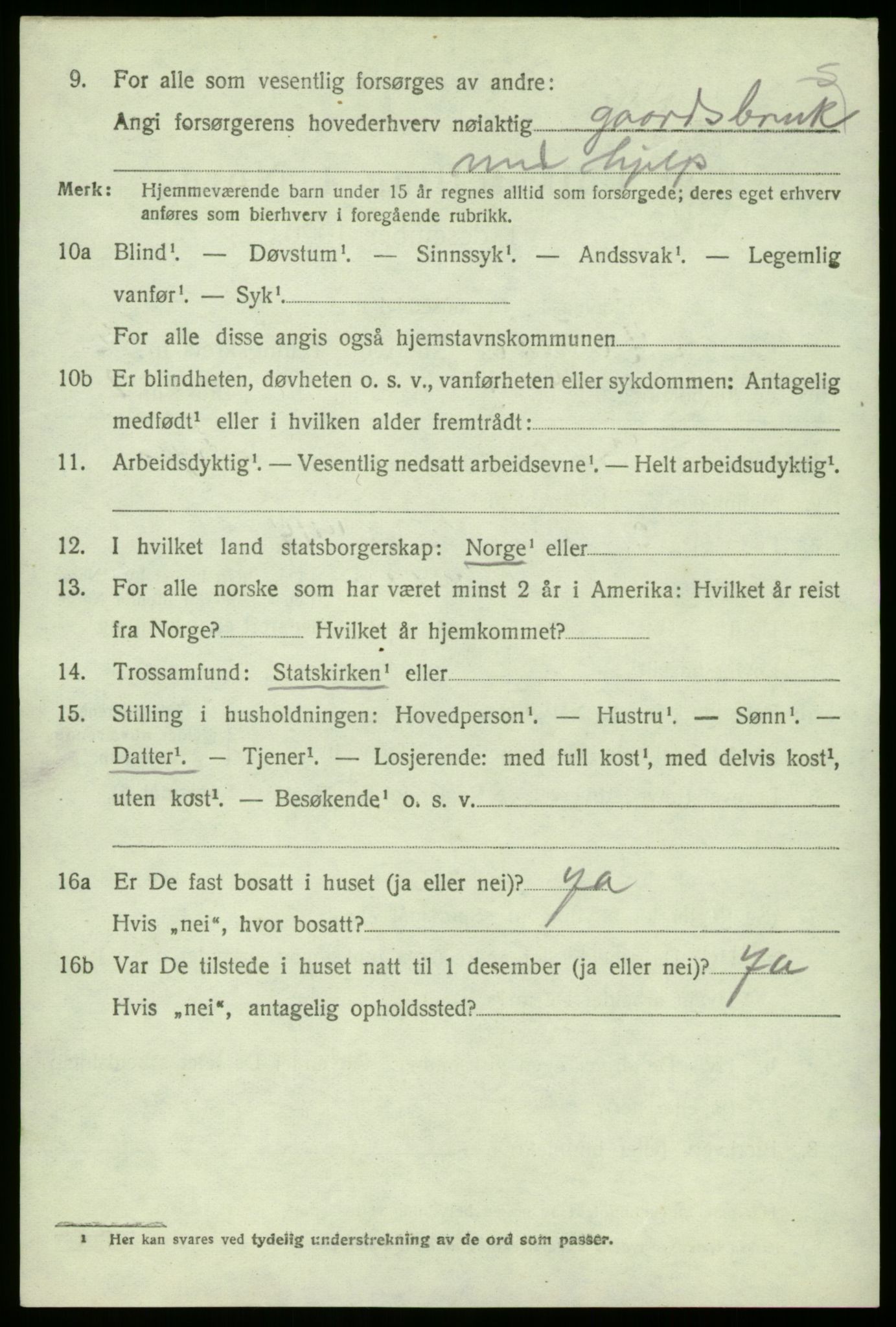 SAB, 1920 census for Manger, 1920, p. 1976