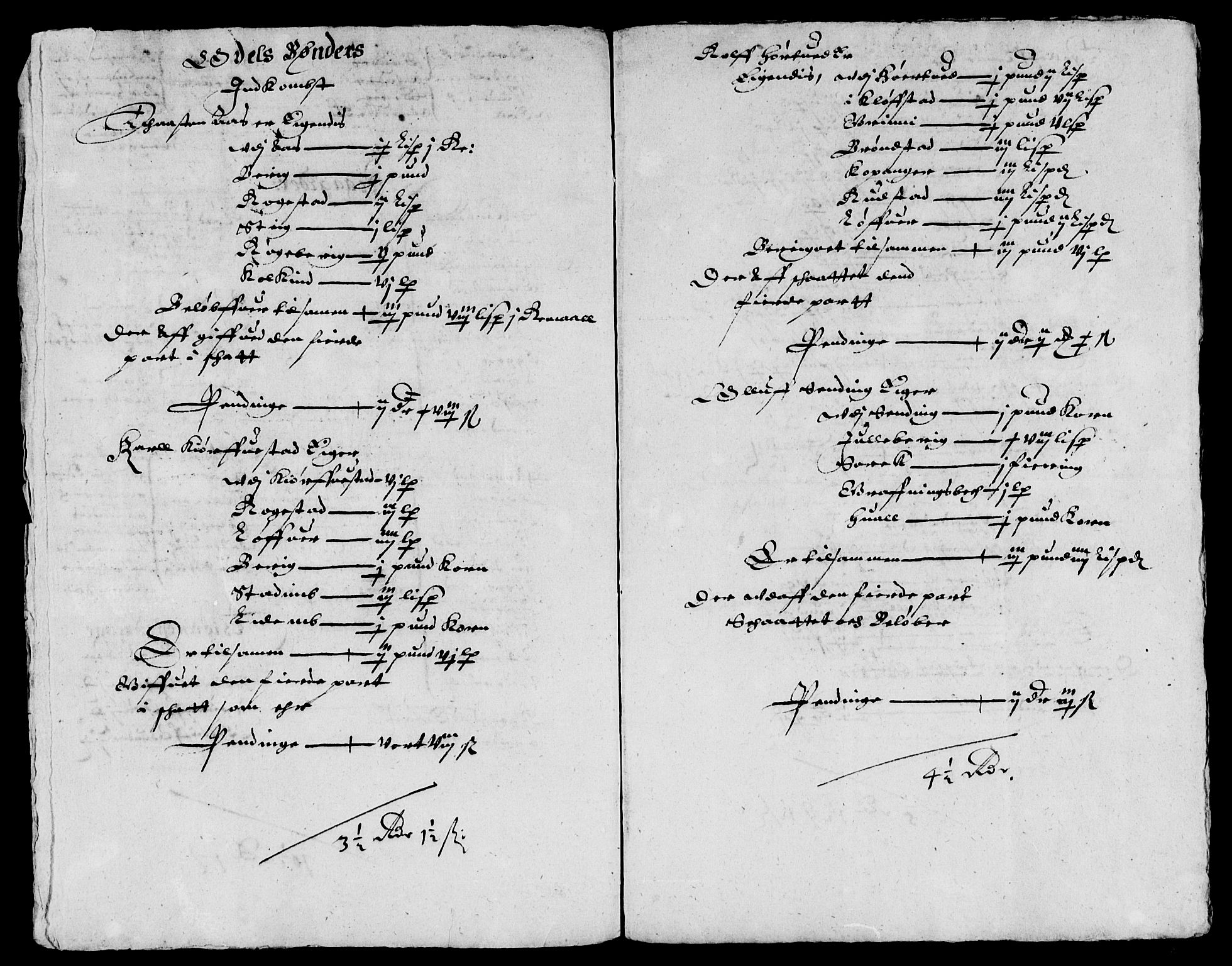 Rentekammeret inntil 1814, Reviderte regnskaper, Lensregnskaper, AV/RA-EA-5023/R/Rb/Rbn/L0001: Numedal og Sandsvær len, 1628-1638