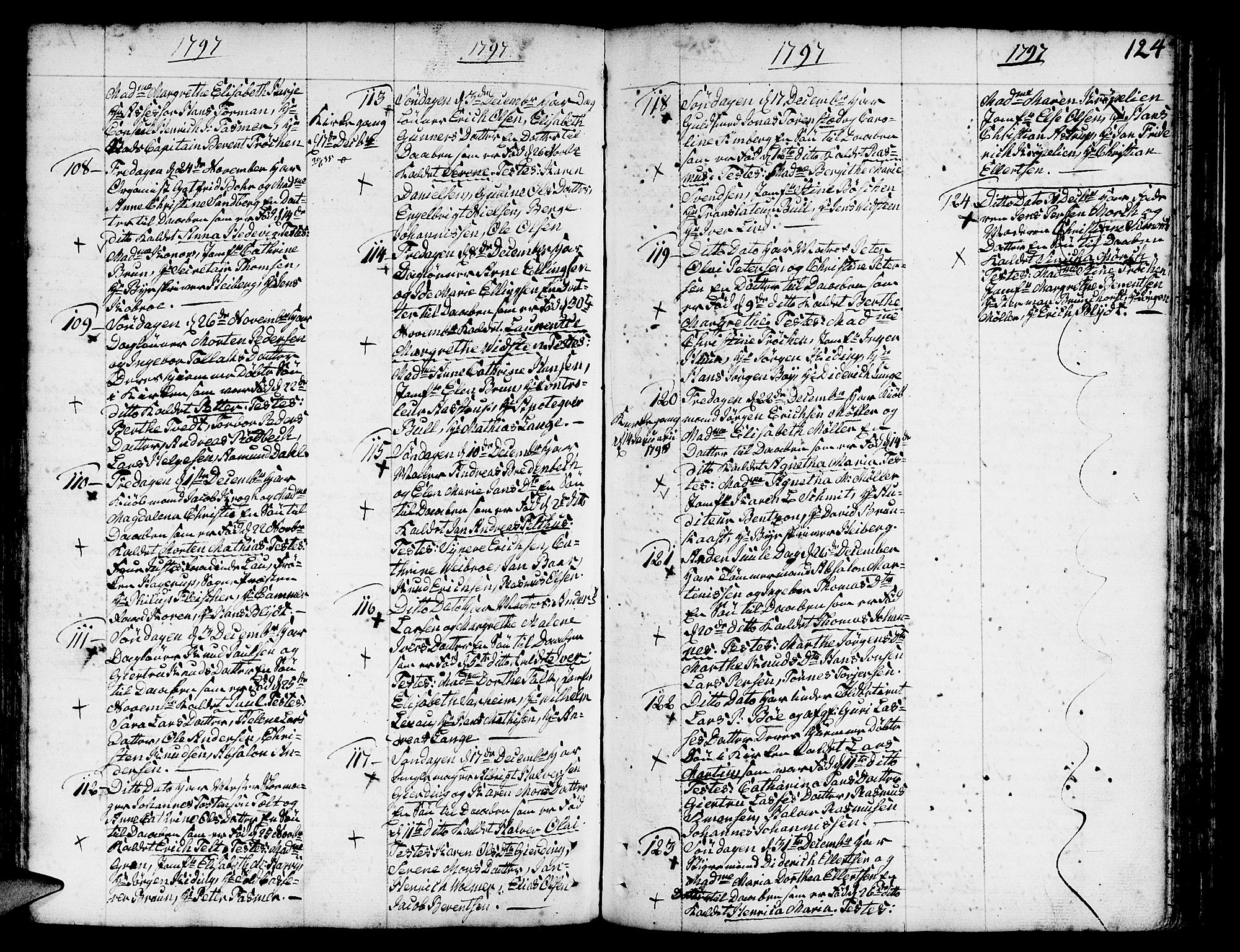 Nykirken Sokneprestembete, SAB/A-77101/H/Haa/L0005: Parish register (official) no. A 5, 1775-1808, p. 124