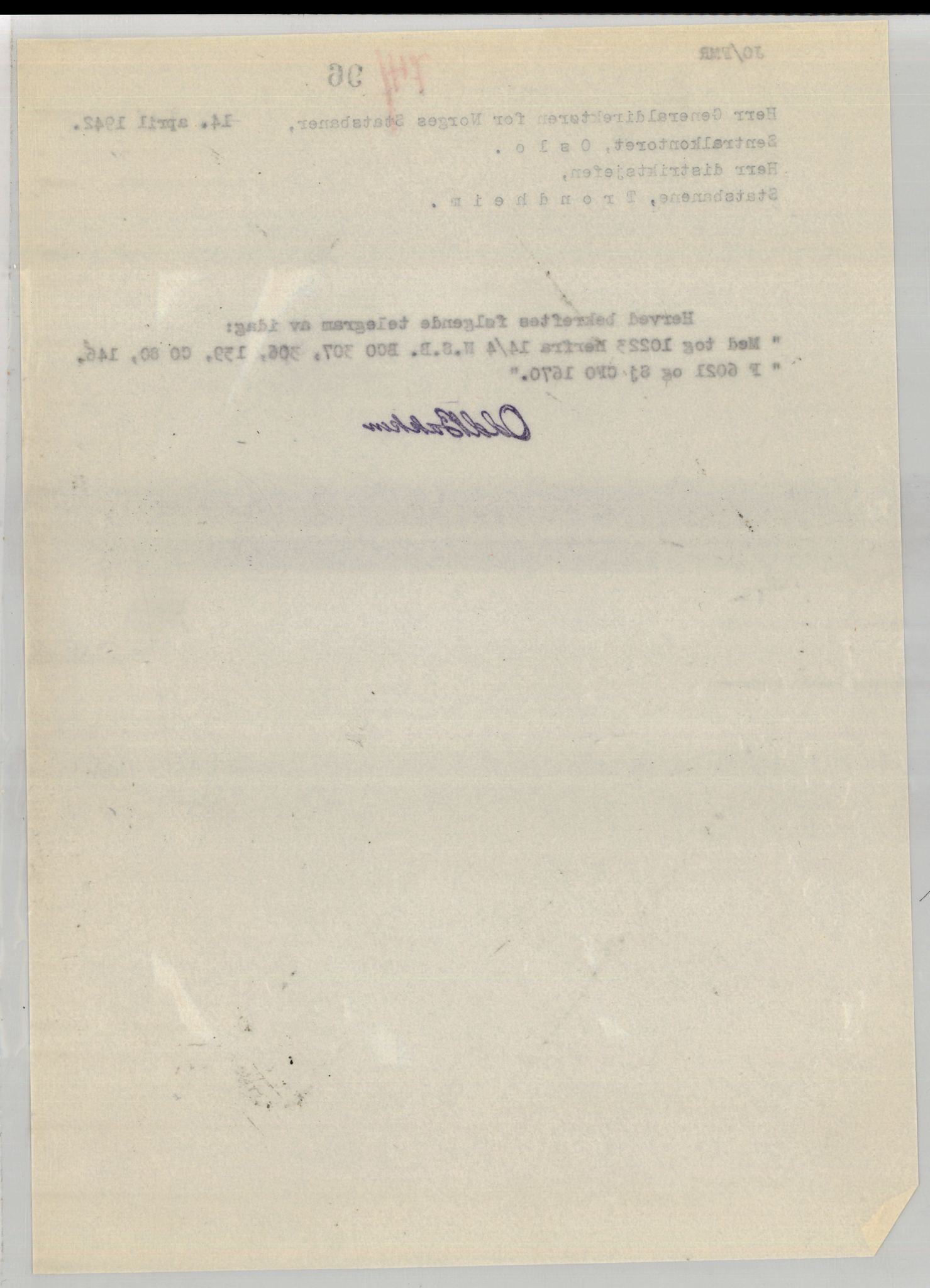 Norges statsbaner (NSB) - Narvik distrikt, AV/SAT-A-6460/0002/X/Xd/L0002: --, 1940-1954, p. 28