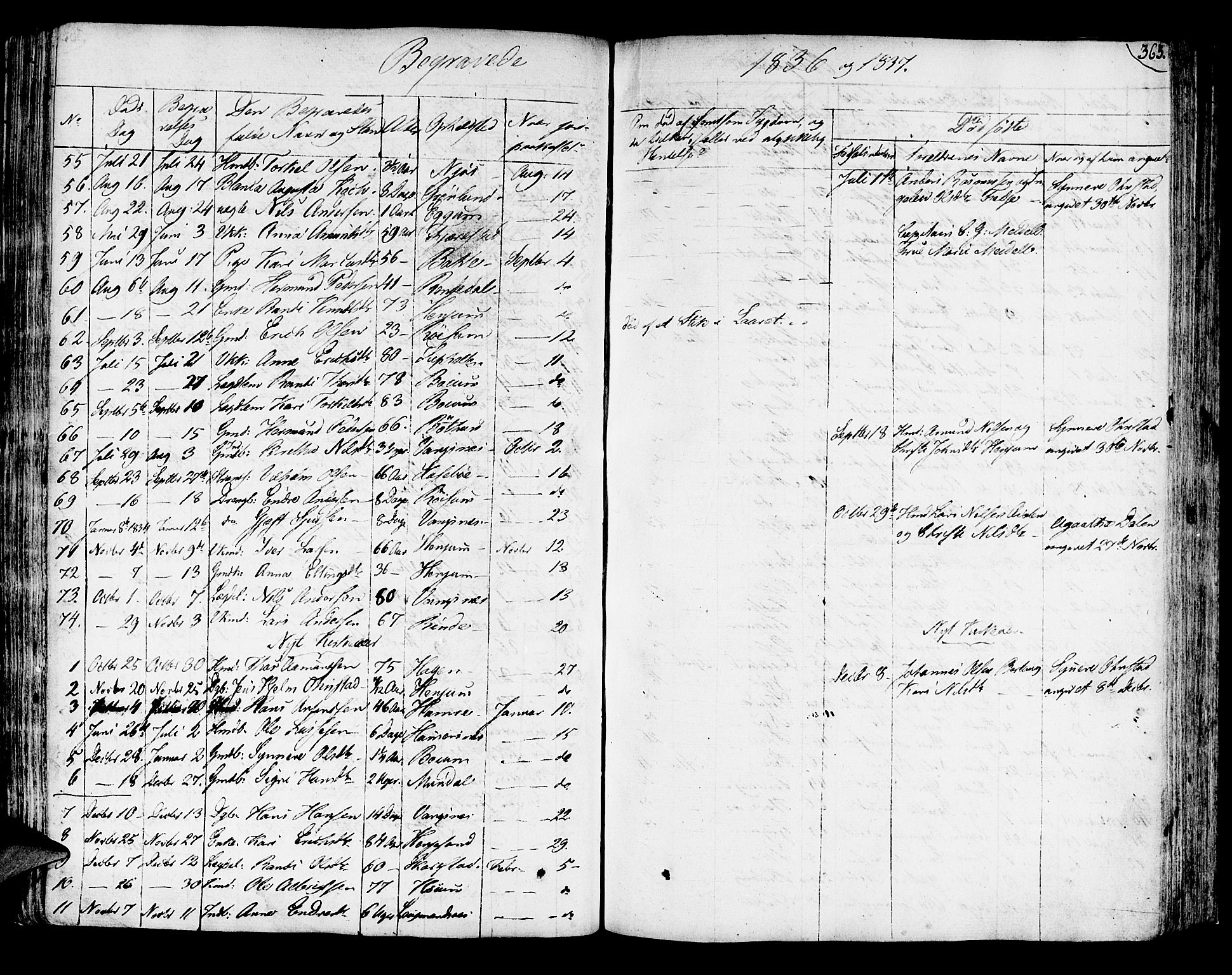 Leikanger sokneprestembete, AV/SAB-A-81001/H/Haa/Haaa/L0006: Parish register (official) no. A 6, 1810-1838, p. 363