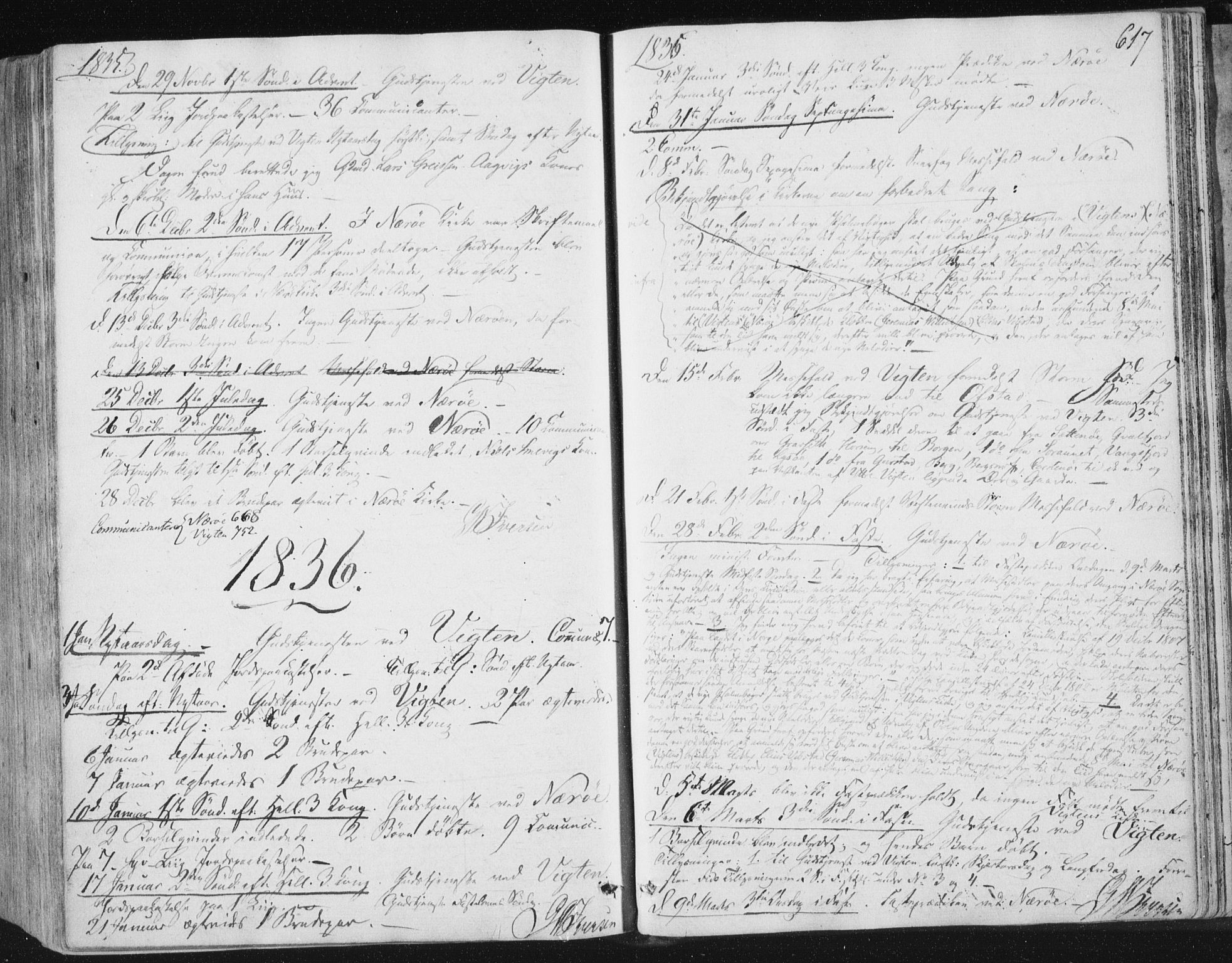 Ministerialprotokoller, klokkerbøker og fødselsregistre - Nord-Trøndelag, SAT/A-1458/784/L0669: Parish register (official) no. 784A04, 1829-1859, p. 617