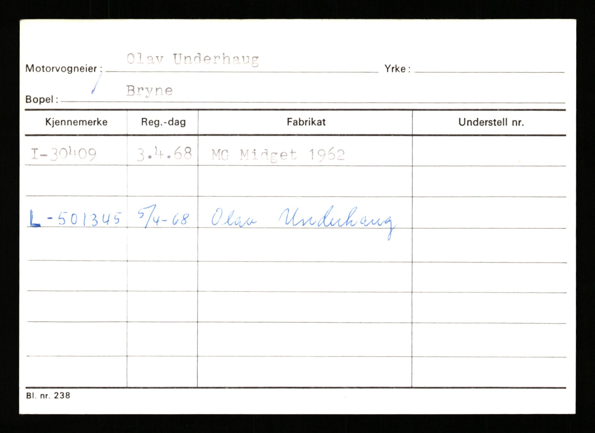 Stavanger trafikkstasjon, AV/SAST-A-101942/0/G/L0005: Registreringsnummer: 23000 - 34245, 1930-1971, p. 2291