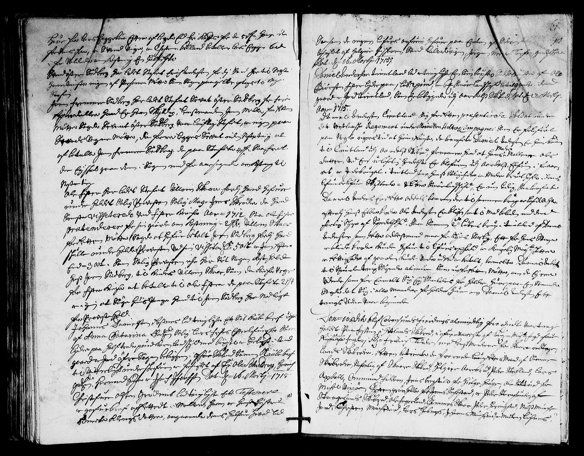 Ryfylke tingrett, AV/SAST-A-100055/001/I/IB/IBBa/L0041: Tingbok, Karmsund og Hesby, 1713-1714, p. 60b-61a