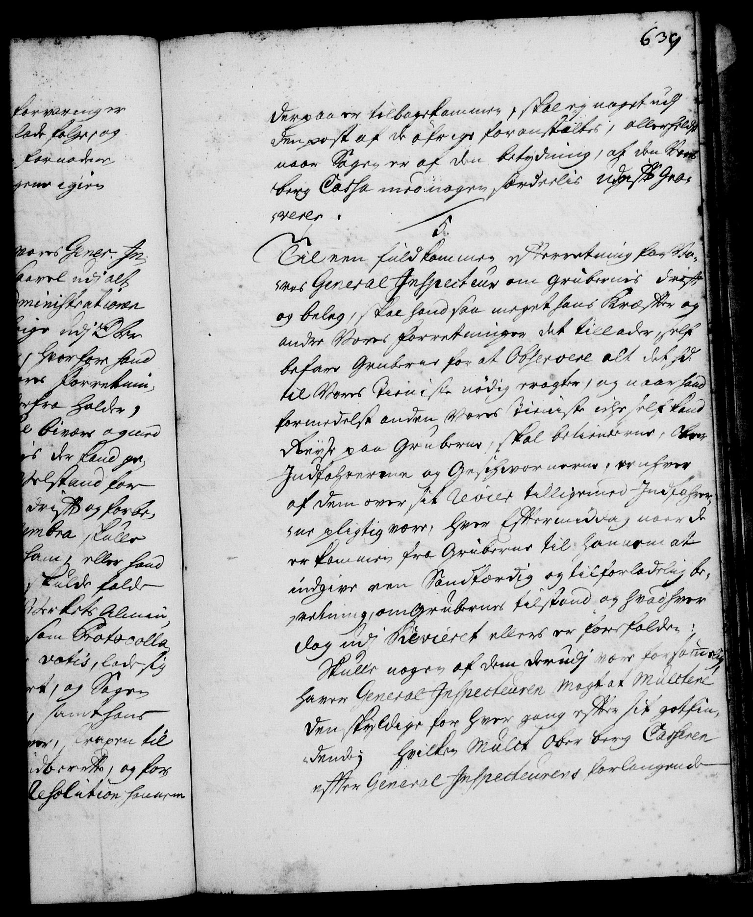 Rentekammeret, Kammerkanselliet, RA/EA-3111/G/Gg/Ggi/L0001: Norsk instruksjonsprotokoll med register (merket RK 53.34), 1720-1729, p. 639