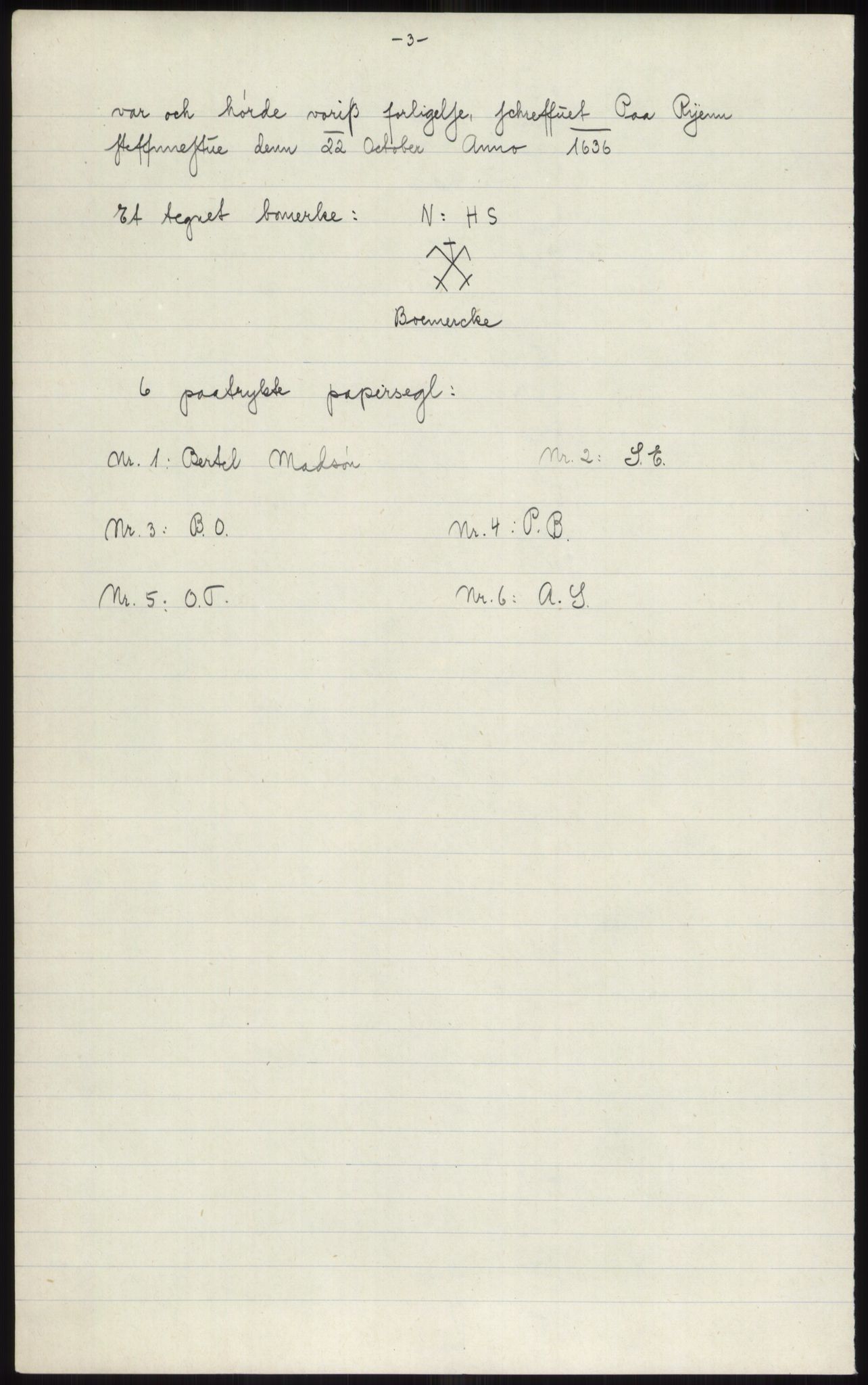 Samlinger til kildeutgivelse, Diplomavskriftsamlingen, AV/RA-EA-4053/H/Ha, p. 547